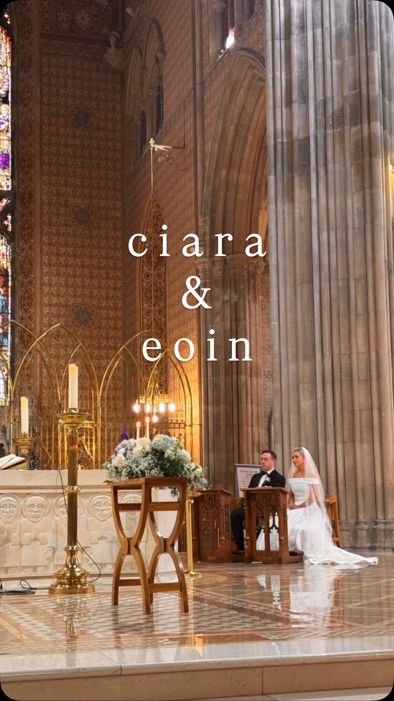 Armagh Cathedral does not come to play!! Breathtaking both inside & out, it’s an absolutely incredible church - the sheer size of it, the ornate carvings, the lighting, and the views. Eoin & Ciara chose this church to get married in and they were also exceptional. From Eoin’s staunch “I’m not going to cry” attitude to absolutely crumbling as soon as he saw Ciara (sorry Eoin), to Ciara’s style, the lovely songs & hymns they chose, the friendly and appreciative guests, and the wonderful team of @dashacaffreyphotographer & @littlebearfilm - we couldn’t have wished for a better day!
Congrats to you both @ciaramckeown1 & Eoin
#irishwedding #armaghcathedral #irishweddingsinger #weddingsingerireland #weddingmusic