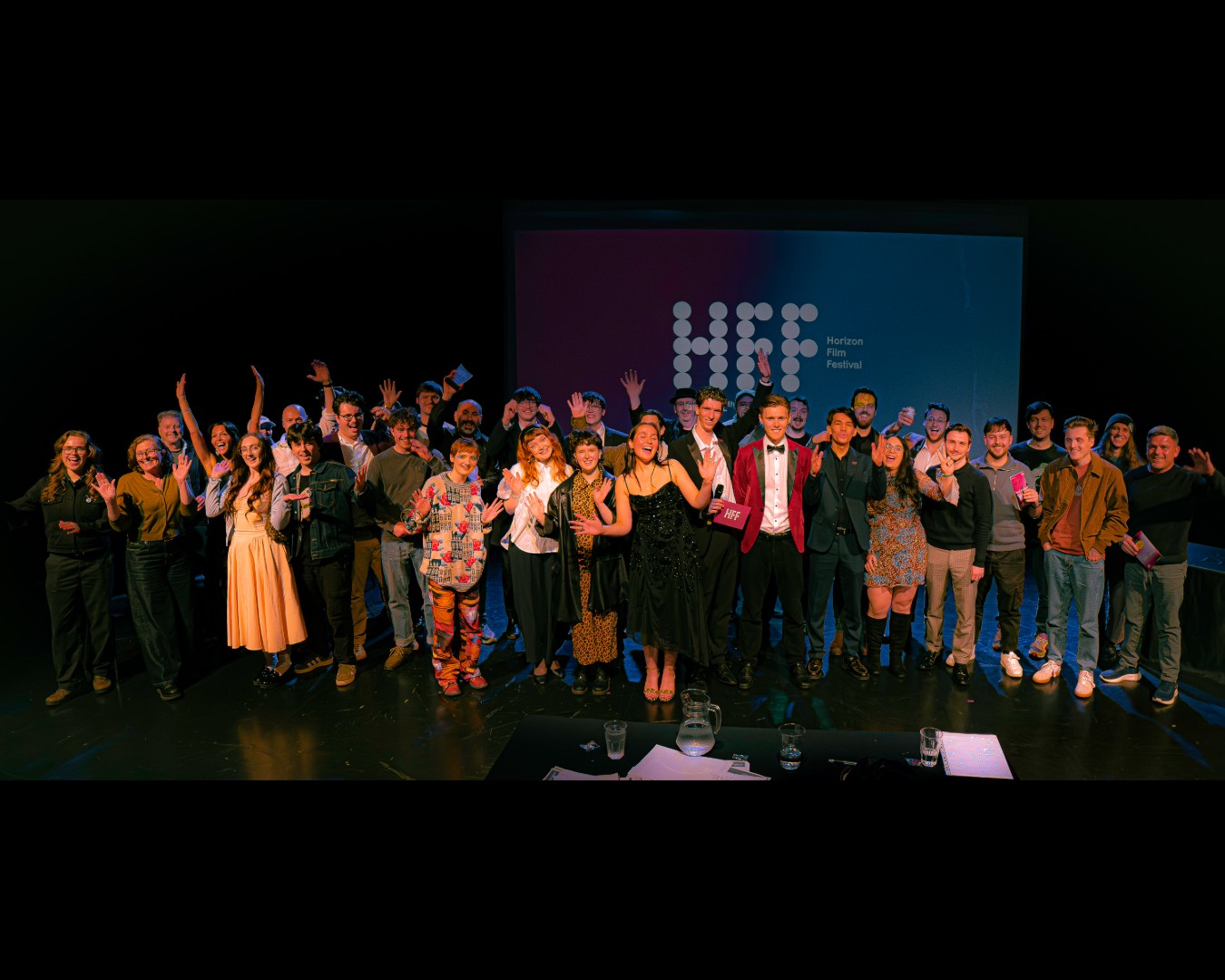 So, that’s Horizon Film Festival wrapped up for another year! 🎬✨
( Slide 1 | Saturday Night - Zero Budget Category , Slide 2 | Friday Night - High and Medium Budget Category)
We’re incredibly grateful to be surrounded by so much talent in Liverpool, which allows us to host such an amazing event year after year.
A huge thank you to all of the filmmakers who took part in this year’s festival. Your creativity, passion, and hard work made the event truly special, and we loved meeting you all and hearing about your projects.
Thank you as well to everyone who helped make the festival possible - our dedicated team, our judges, our generous sponsors, and the fantastic students from LMA - Your support, time, and effort are what bring Horizon Film Festival to life.
We’re so proud of what we’ve achieved together and already excited for what’s to come next year.
Keep an eye out for clips,Interviews and more exciting announcements !
Photos by: tayatinsleyphotography
@nodramaltd
@lmauniofficial
@kindliverpool
@unity_theatre