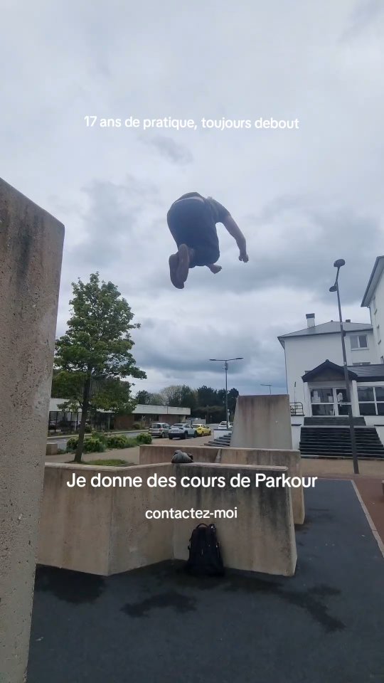 17 ans d'entraînement au Parkour et toujours debout ! être et durer 💪
je donne des cours dans le 79 et le 22 pour ceux qui veulent apprendre à bouger ! 👋
#parkour #lannion #bretagne #cours #sport