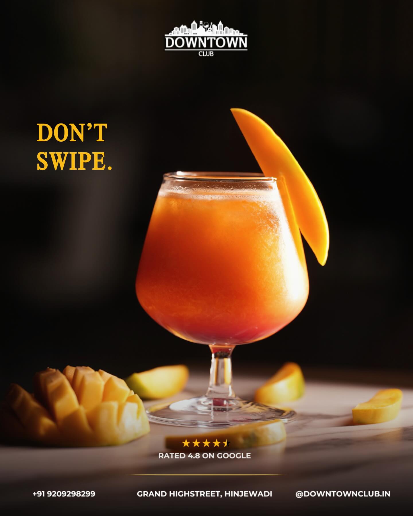 DON’T SWIPE. 👀
Because this is your sign.
Summer’s here… and your drink should be colder, better, and definitely worth it 🍹✨
We’re serious once you see it, you’re already craving it.
And honestly… one drink won’t be enough 😉
Drop by Downtown today.
#DowntownNights #SummerAtDowntown #SipRepeat