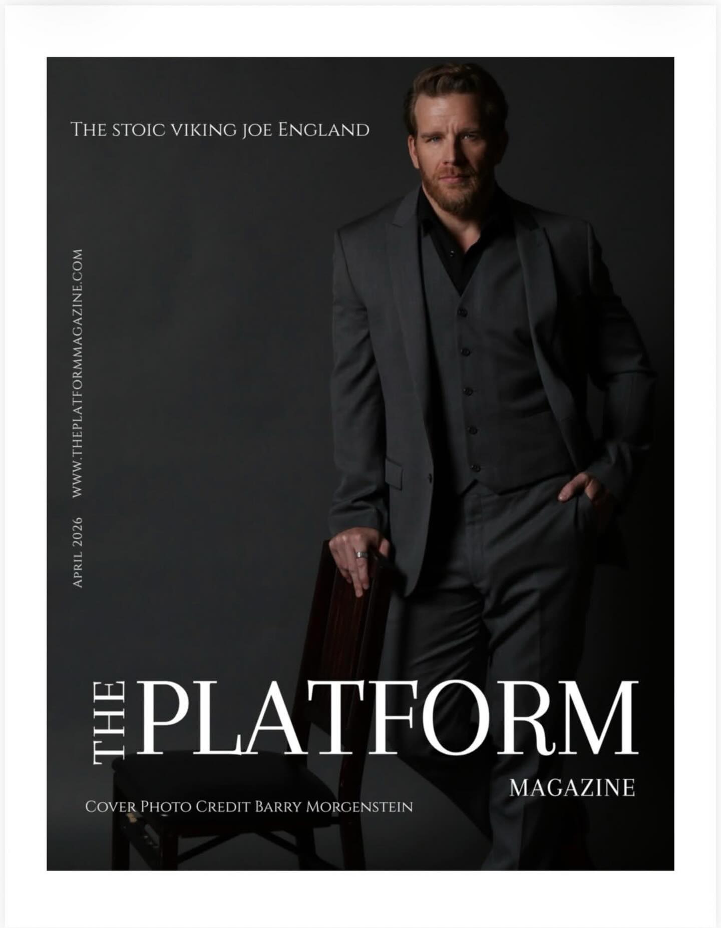 Cover photo of Veteran Joe England for The Platform Magazine by Barry Morgenstein
The April 2026 issue of The Platform Magazine delivers a powerful blend of leadership, culture, and national perspective. This issue features The Stoic Viking, an exclusive cover story on Joe England, exploring resilience, discipline, and leadership in today’s complex world, written by Senior Editor and Senior Military Advisor Jerry Viera.
Explore more at www.theplatformmagazine.com