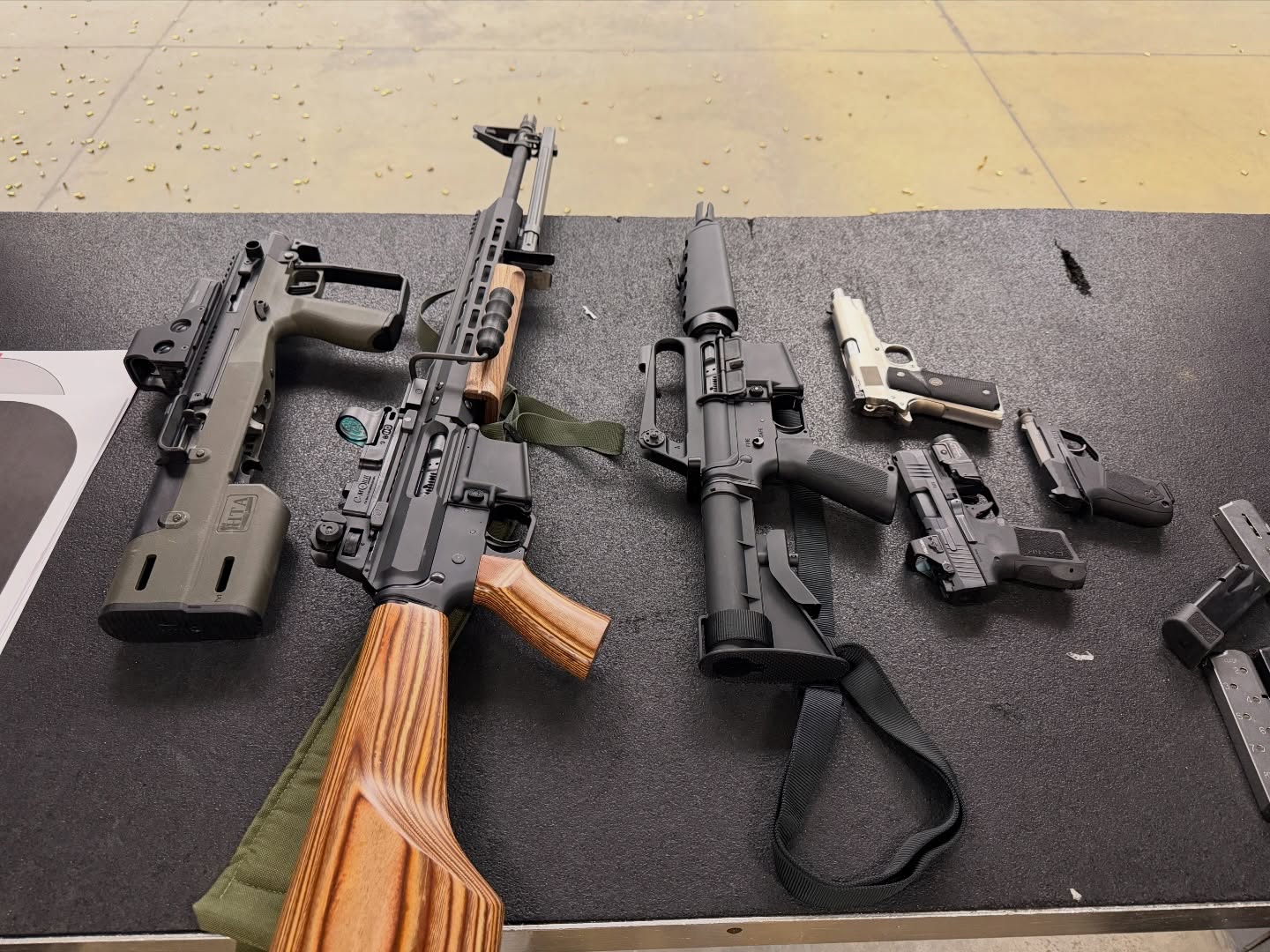 Weird gun range day