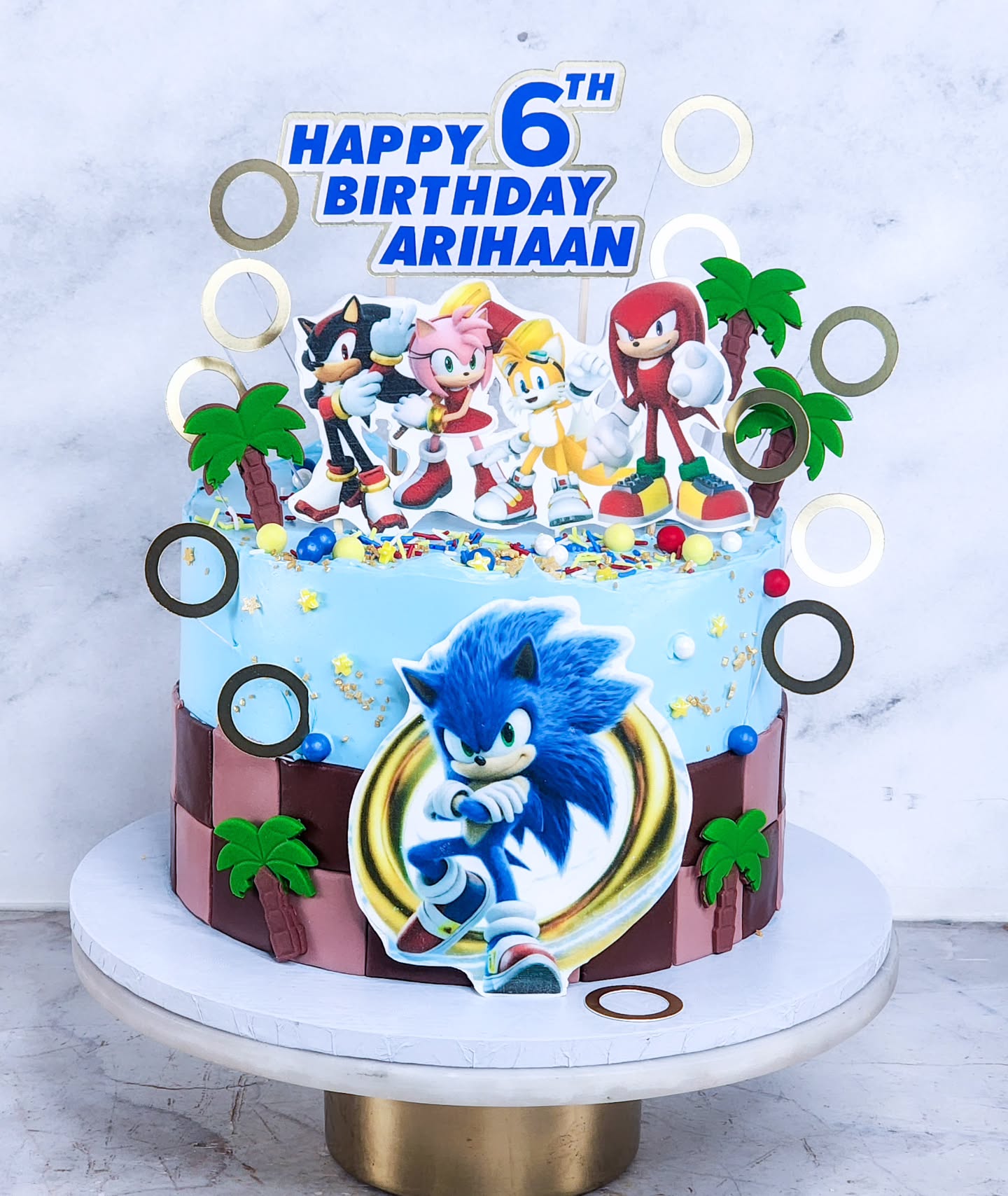 Sonic and Friends ๐กโบ๏ธ๐ซ๐ฆ๐ต
#sonicthehedgehog #sonicthemecake #6thbirthdaycake #CakeTrends #Marlenebakes
