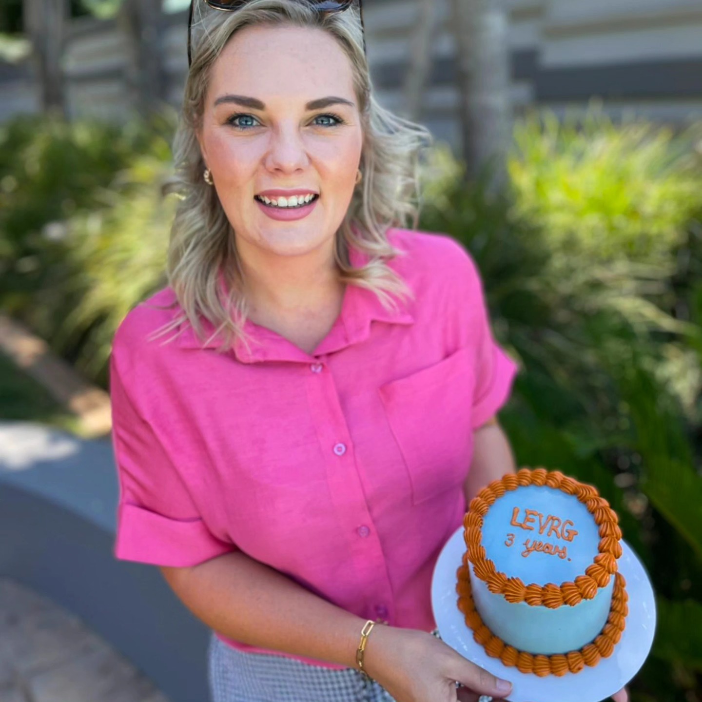 What better way to celebrate than with cake!!! We are 3 years young!