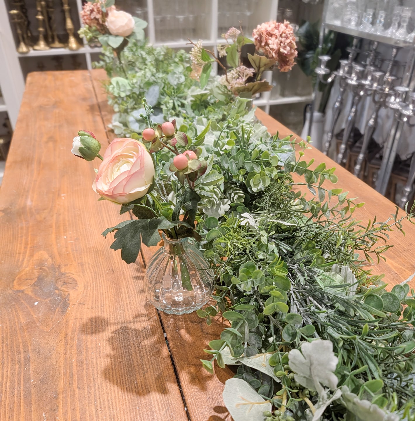 Our new foliage garlands.
Luxurious, handmade, ready-to-hire faux garlands.
Get in touch if you would like to discuss hiring them for your wedding. A collaboration between Linen & Lace and Jo Hicks Flowers.
They look great with our bottles and you wouldn't believe how amazing they look running down long banquet tables with our meadow arrangements in-between.
When you hire these, know there will be no waste, and no fuss, beautiful items available alongside a simple flexible hire process, designed to make everyone's lives a little easier.
#fauxfoliage #foliagegarlands #weddingfoliage