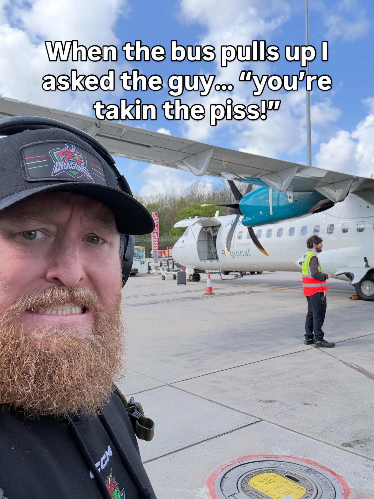 Hands down the smallest plane I’ve ever been on… and my first prop plane… small planes are #effingterrible !