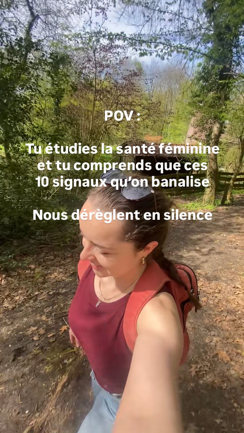 Tu as quels signaux ? 👇 🥰
D’abord garde en tête que ton corps ne “dysfonctionne” pas sans raison
Il s’adapte à ce que tu lui fais vivre 🫶
Et quand il n’arrive plus à compenser… il commence à parler
❌Les signaux qui nous dérèglent en silence 👇
(Je te partage les solutions juste après)
⚠️ Fatigue au réveil
⚠️ Pas faim le matin
⚠️ Envies de sucre
⚠️ Coup de barre après les repas
⚠️ Difficulté d’endormissement
⚠️ Réveils nocturnes
⚠️ Brouillard mental, maux de tête
⚠️ Ballonnements, constipation ou troubles digestifs
⚠️ Rétention d’eau, visage bouffi
⚠️ Prise de poids
⚠️ Acné hormonale
⚠️ Perte de cheveux
⚠️ Baisse de libido
⚠️ SPM (irritabilité, anxiété, douleurs)
⚠️ Règles douloureuses, cycles irréguliers ou aménorrhée
La plupart des femmes pensent que c’est “normal”.
Mais en réalité, ces signes apparaissent quand de l’inflammation s’installe et ils sont précurseurs de plus gros déséquilibres s’ils ne sont pas pris en charge.
👀 Les causes possibles :
👉 Dérégulation de système nerveux
👉 Gycémie instable
👉 Déséquilibre hormonal
👉 Carences
👉 Mauvaise alimentation
👉 Déséquilibre de la thyroïde
Les solutions :
✅ Faire le point en profondeur avec un bilan hormonal et micro nutritionnel complet
✅ Faire le point sur les causes du déséquilibre
Pour ça, je t’offre un bilan hormonal pour faire le point.
Si tu veux comprendre ce que ton corps exprime vraiment et identifier ton déséquilibre :
👉 écris “BILAN”
Et je te retrouve en mp🫶
✨N’oublie pas de t’abonner @eugenie_happyhormones