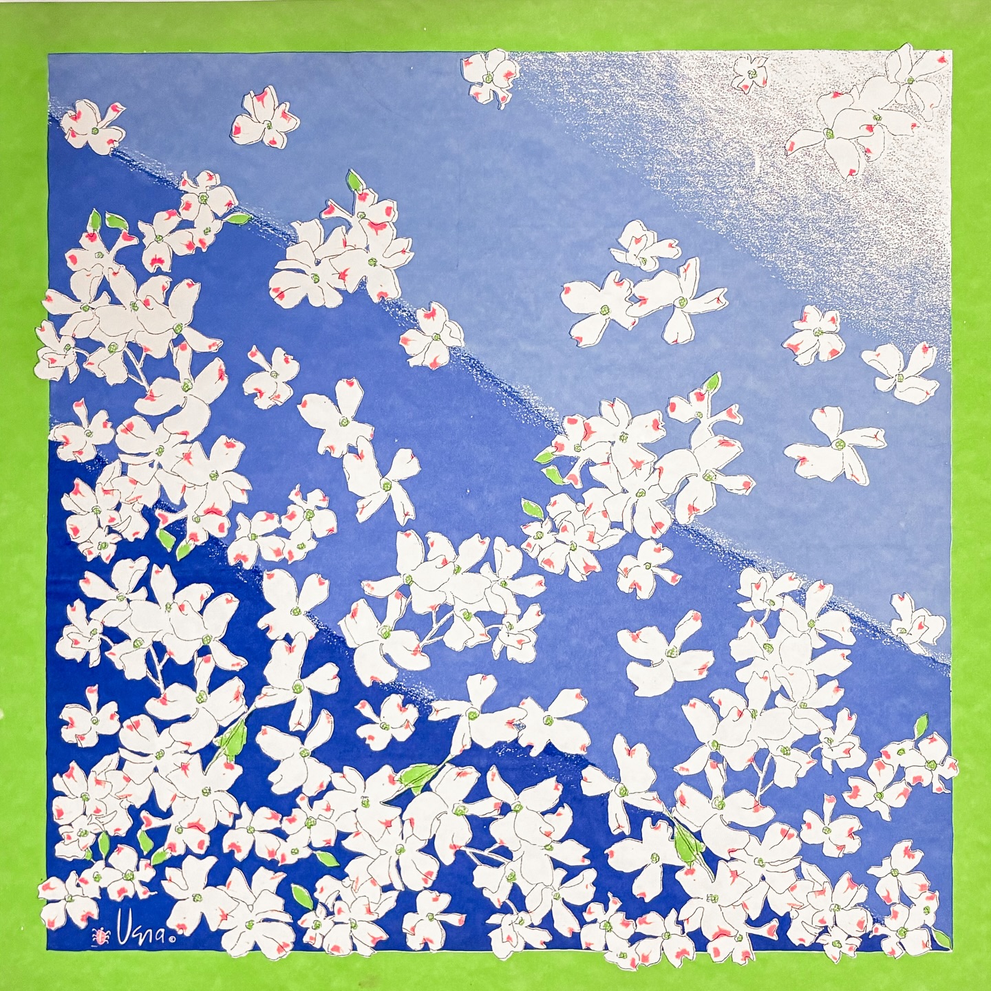 Dogwood by Vera Neumann
Serigraph, circa 1974
#VeraNeumann #Modernism #Vintageart #Serigraph #textile