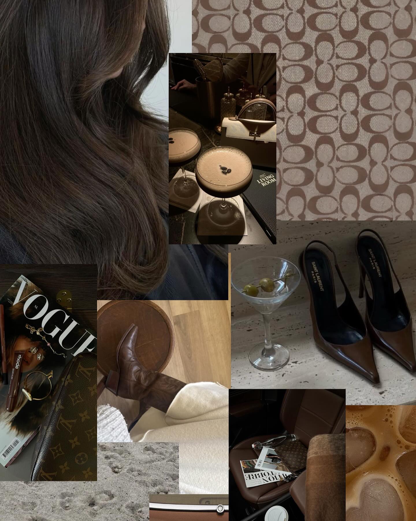 our mood board: brunette edition🧸💭