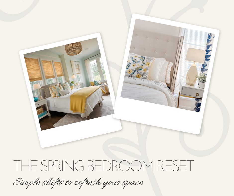Spring just has a way of making you want to freshen everything up… and your bedroom is the perfect place to start.
You don’t need a full redo — just a few easy swaps:
✨ Trade heavy bedding for light, airy layers
✨ Clear off your nightstands (instant calm)
✨ Let the sunshine in — open those shades
✨ Add something fresh — flowers, greenery, even simple branches
✨ Lighten up your palette for a softer, more relaxed feel
It’s amazing how quickly a bedroom can feel brighter, lighter, and just… better. A few small shifts, and suddenly your space feels like a breath of fresh air. 🙌
#SpringRefresh #BedroomUpdates #InteriorDesign #Design #HomeStaging