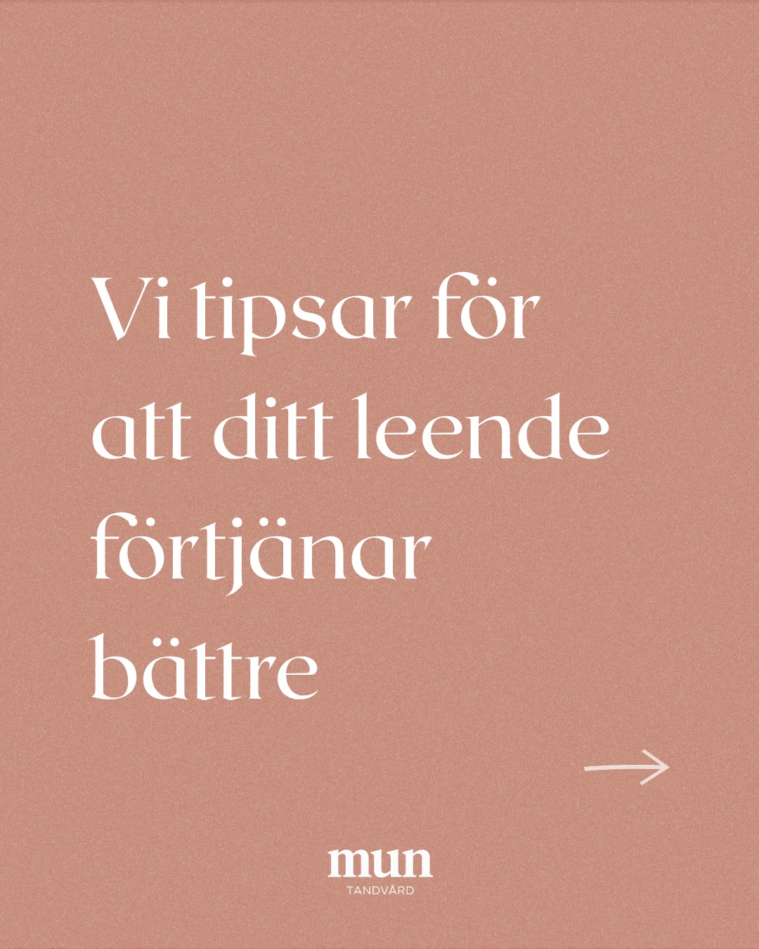 Ditt leende förtjänar det bästa😊
Här delar vi enkla tips som gör stor skillnad för din munhälsa 🤍