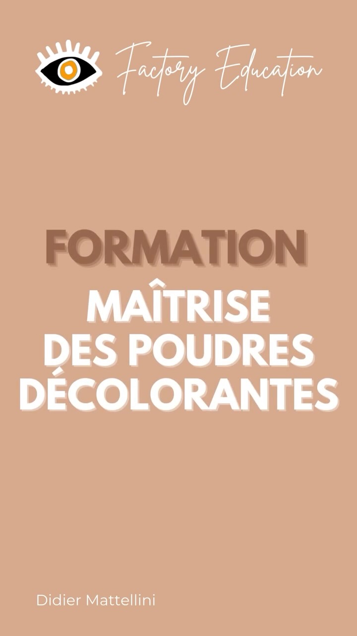 11 MAI 2026 – Factory Education Paris 18e
🎯 Perfectionnez vos éclaircissements avec Bleach, Snow White, Sky Blue et Puissance11 : Diagnostics sur-mesure, démonstrations et mise en pratique : une formation essentielle pour des résultats toujours plus précis et performants.
📆 Places limitées : réservez dès maintenant votre place.
#factoryeducation #formation #cheveux #decoloration