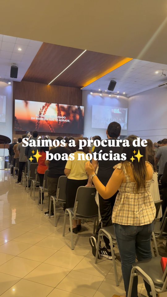Saímos à procura de ✨ boas notícias ✨
e encontramos corações gratos a Deus 🤍
e você, tem alguma boa notícia pra contar?
#boasnoticias #gratidao #ibbrooklin #deus
