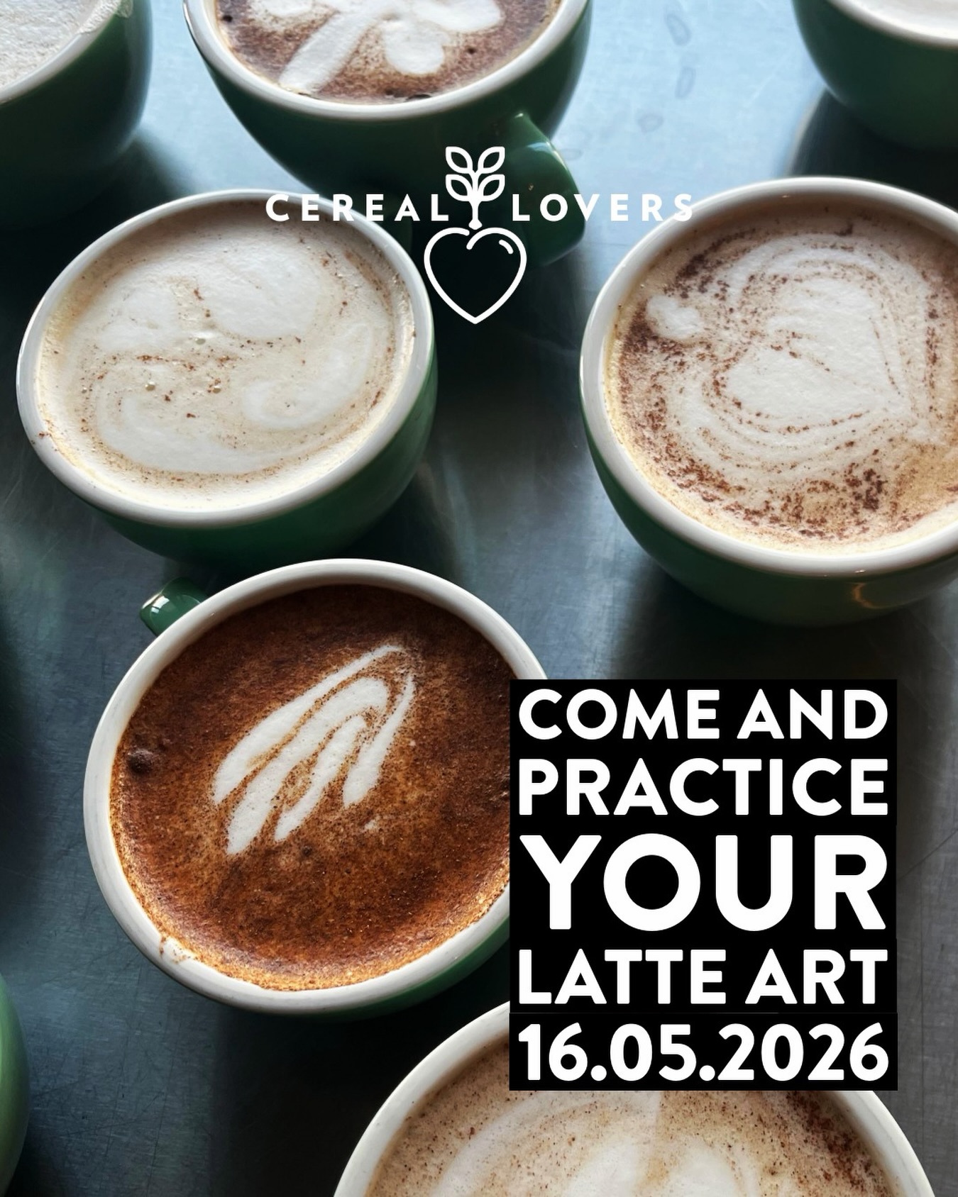Not your average coffee break… more like a soft launch of your barista era. ☕
Silky foam, rich espresso, and just enough chaos to keep it interesting. Our Latte Art Practice session is where precision meets play, and yes, your first heart might look like a potato. We celebrate both.
16.05.2026. Save the date, bring your curiosity, and maybe your competitive side. Register @cerealloves
✨Pour, swirl, repeat. We’ll take care of the rest.
#CerealLoversLuxembourg #LuxembourgCoffee #LatteArtLuxembourg #CoffeeWorkshopLU