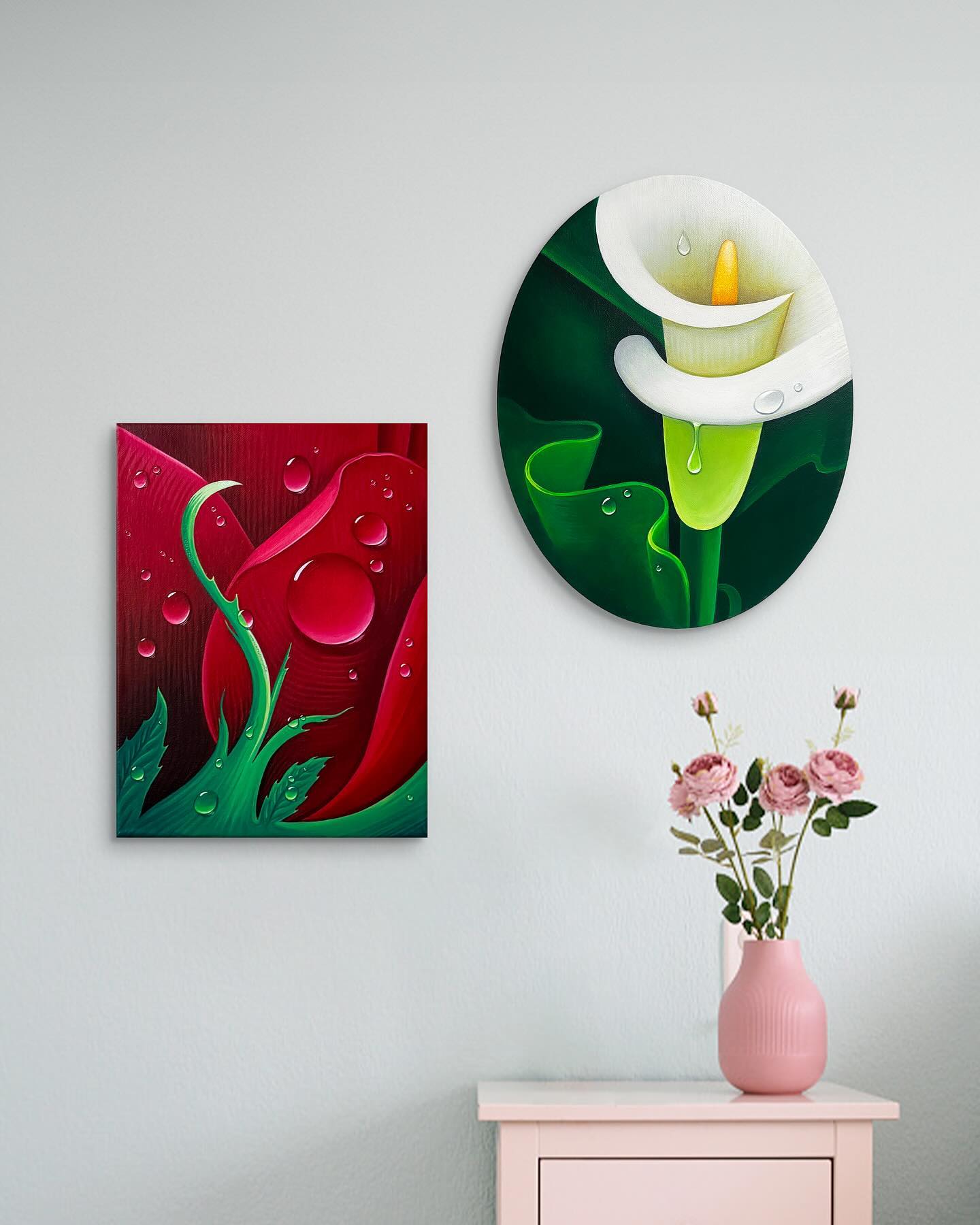 🔴 SOLD
Cali & Rose will be on display February 8th-March 15th @girls.who.paint gallery in Kensington, Maryland!
I will be attending the show opening on Thursday February 8th (located at 10419 Fawcett St, Kensington MD). The reception is from 5:30-7:30pm, if you’re in the area, come say hi!
This is my first juried show and second show of 2024, with prospects on the horizon 🌅 Thanks for being a part of the journey!
