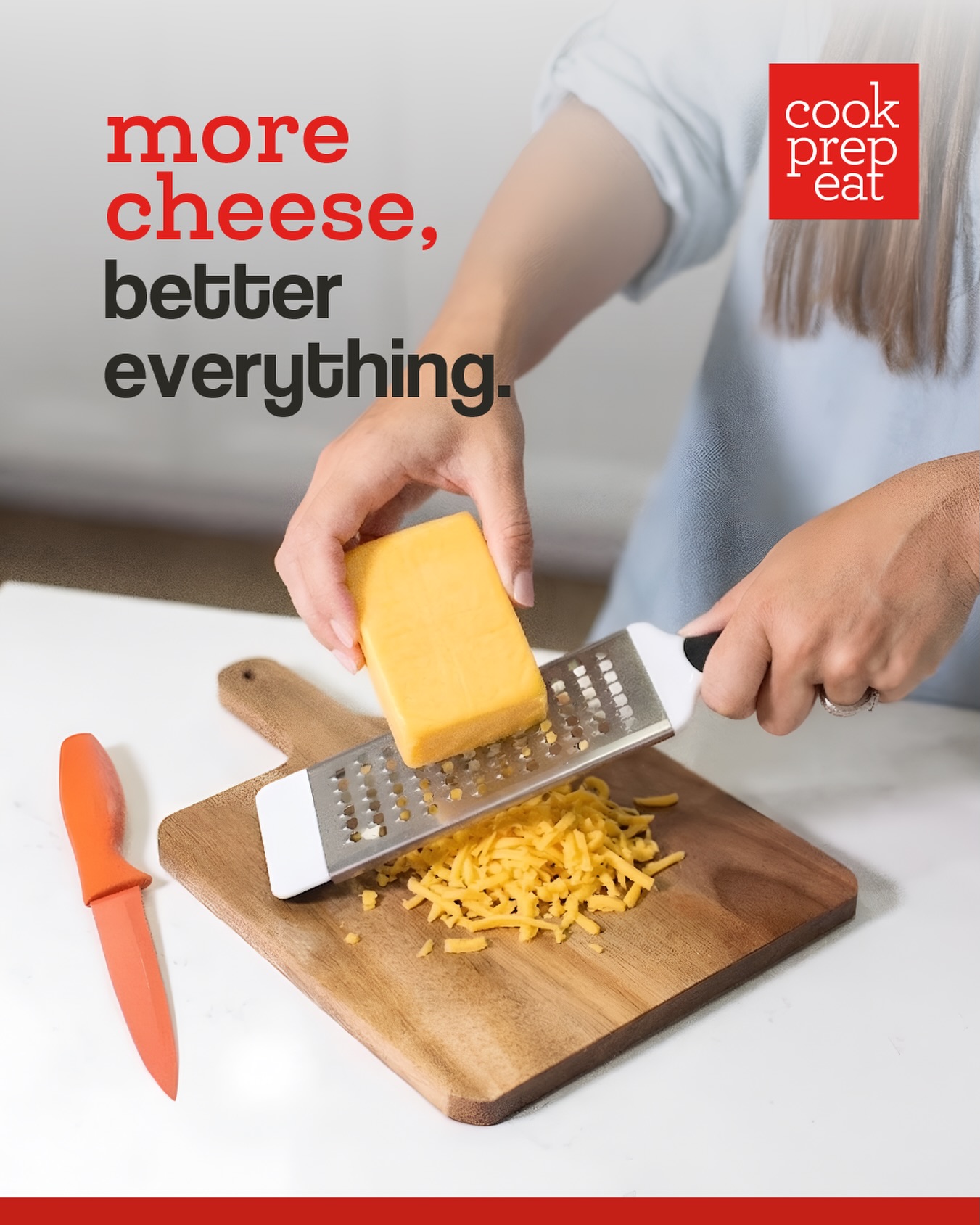 The more you grate, the better it melts, the richer it tastes, and the more satisfying every bite becomes.
#NationalGrilledCheeseMonth