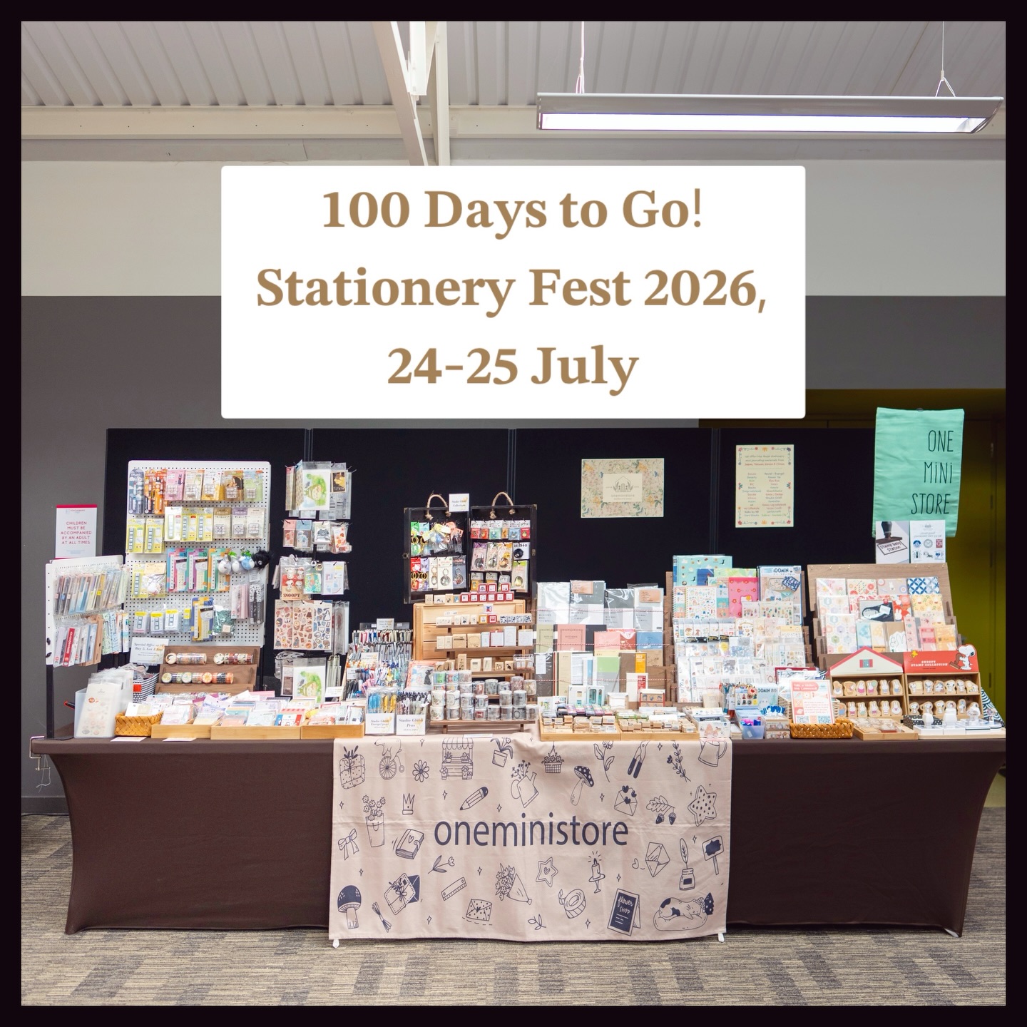 𝐒𝐭𝐚𝐭𝐢𝐨𝐧𝐞𝐫𝐲 𝐅𝐞𝐬𝐭 - 𝟏𝟎𝟎 𝐃𝐚𝐲𝐬 𝐭𝐨 𝐆𝐨! ✨
We are so excited to share that 𝗼𝗻𝗲𝗺𝗶𝗻𝗶𝘀𝘁𝗼𝗿𝗲 will be at @stationeryfest again this year — for our third year in a row! 😁🎉
We have been busy getting ready, and this year we are bringing even more stationery from Japan and Taiwan, more variety, and more fun for you to enjoy. We really hope you’ll come and have a great time shopping with us.💕
Let’s make more beautiful memories together at SF 2026! 💛
📅 24 & 25 July 2026
📍 The Edge, Wigan, Greater Manchester
🎟️ Tickets are on sale now — grab yours quickly before they sell out! Link in @stationeryfest’s bio.
Hope to see you there! 🖊️🌿
#oneministore #stationeryshopinuk #stationeryfest #stationery #Manchester