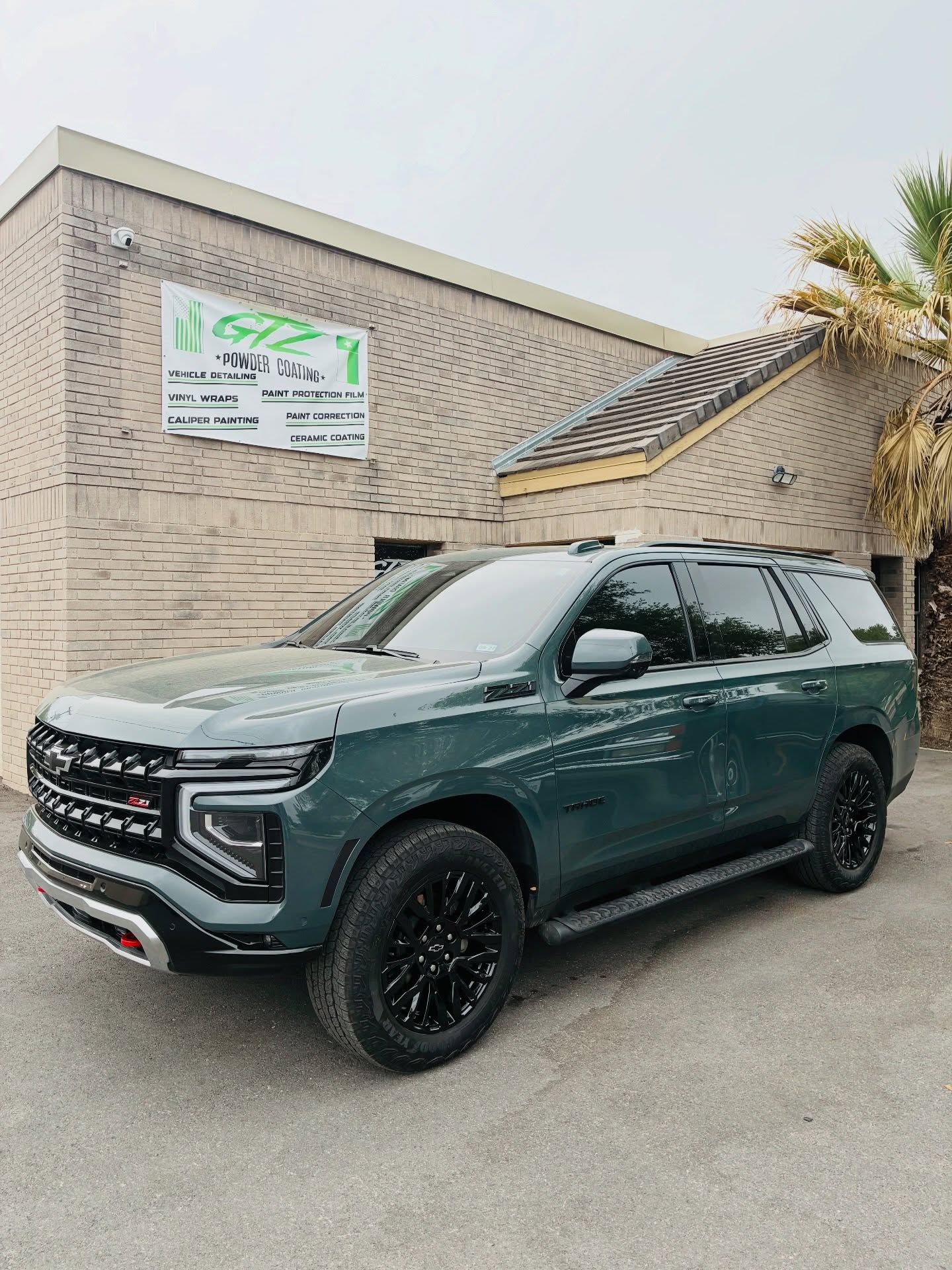Chevy Tahoe wheels coated up in Gloss Black
GTZ Powder Coating & Auto Styling
7819 Fortune Drive Suite 101
San Antonio, Texas 78250
Call/Text 210-627-5273
š Powder Coating
š Paint Protection Film
š Vehicle Detailing
š Vinyl Wraps
š Window Tint
š Chrome Deletes
š Caliper Painting
š Paint Correction
š Ceramic Coating
š High Temp Ceramic Coating