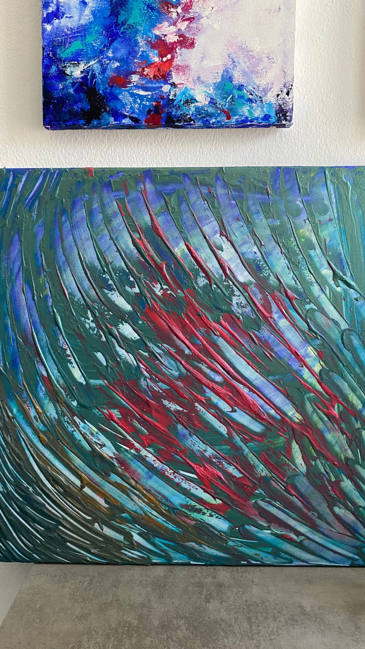 Nouvelle peinture bientôt sur mon site #pouring #contemporaryart