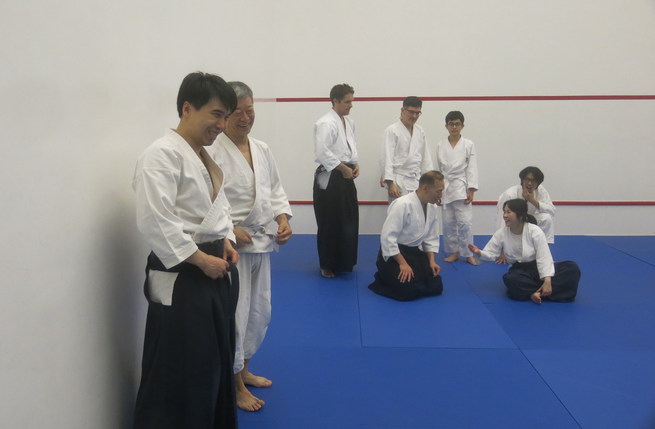 After training.