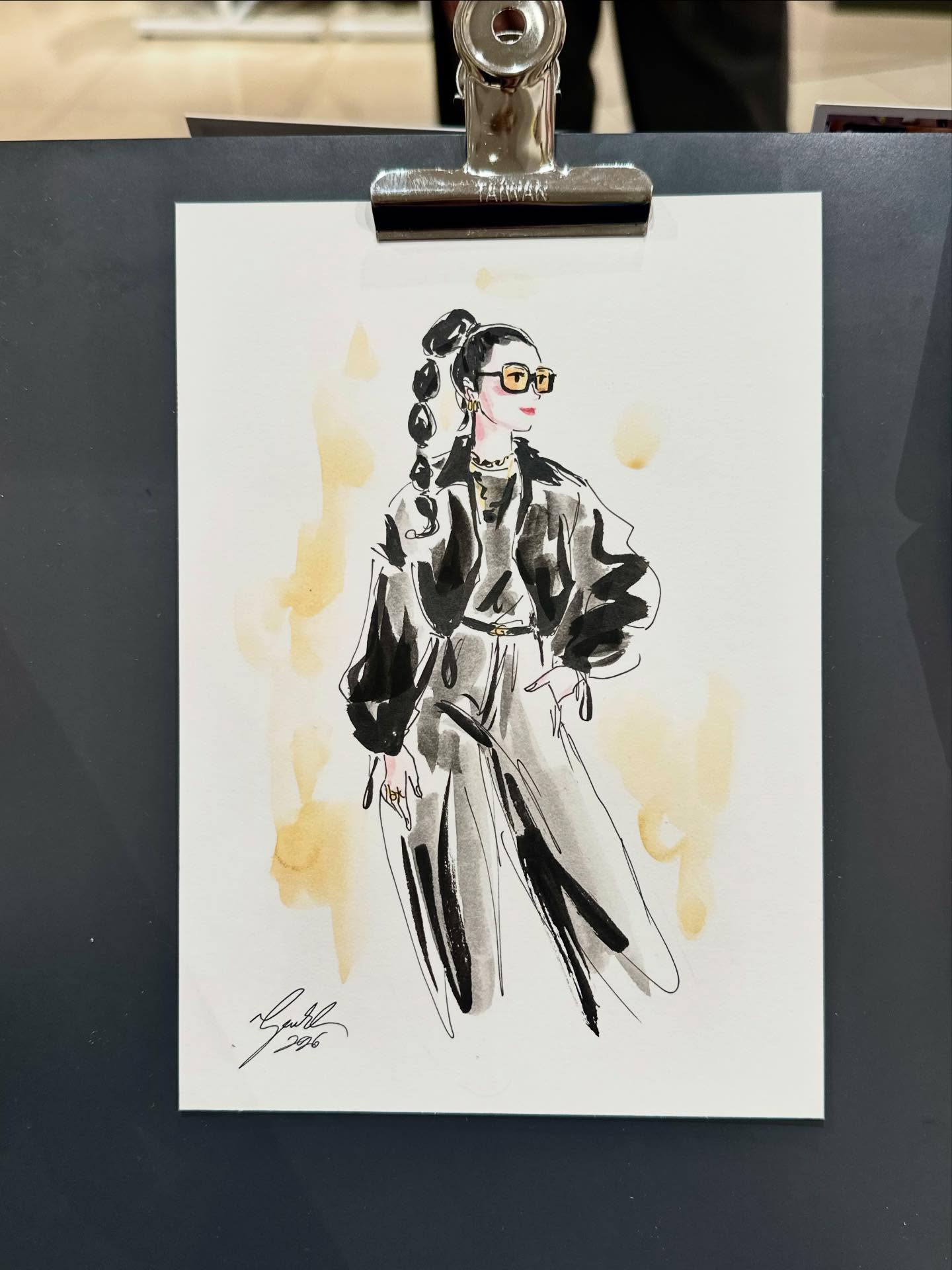 Live illustration @breuninger