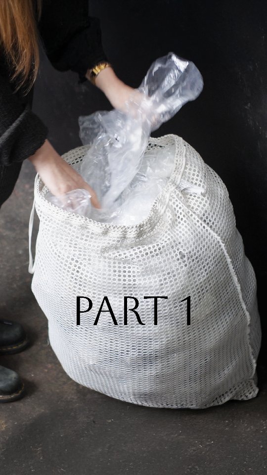 OUR LDPE PLASTIC RECYCLING PROCESS - PART 1
We collect the waste LDPE plastic (low density polyethylene) from various local shops and businesses; the stock they order from their suppliers arrives to them individually wrapped in this packaging. It’s mind boggling how much plastic waste is produced in this way!
This video goes through the beginning stages of our recycling process - the cleaning, melting, kneading, and pressing.
We ‘clean’ the plastic by removing any contaminants, such as paper labels, sticky tape and sealing strips. This is a long and fiddly, but very therapeutic process!
The plastic melts in bundles (we call them ‘pillows’) in our ovens at around 150°C, before being kneaded by hand using heat resistant gloves. Kneading the plastic removes a lot of the air that was trapped during the melting process - as the plastic stretches, the air pockets expand and burst.
We then cut the plastic into 1kg portions before pressing into sheets in a hydraulic press.
The stacked sheets of plastic become our ‘stock’ material, which we can then pull off the shelf ready for the next stages of our process: colour mixing, degassing, layering, marbling and eventually pressing.
More videos of our making processes to come - follow our plastic recycling journey all the way to finished piece ♻️💚
#plasticrecycling
#sustainablemarble
#satisfyingprocess
#sustainablematerial