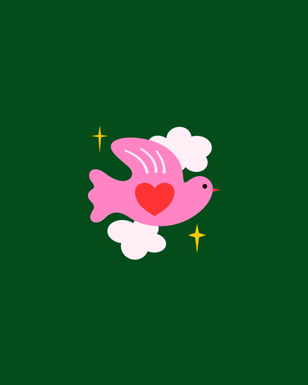 Little love bird❤️ 🐧
#illustration #graphicart #minimal #creativedesign #love