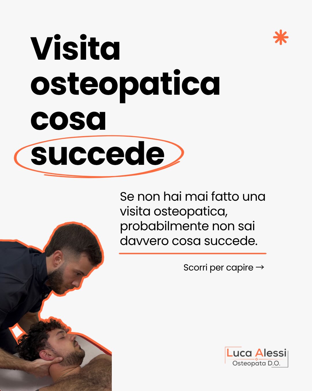 Il problema non è dove senti dolore.
È come il tuo corpo ci è arrivato.
La maggior parte delle persone cerca di “trattare” il punto che fa male.
Ma il dolore è spesso solo l’ultima parte del processo.
Durante una visita osteopatica non si improvvisa nulla.
Si segue un percorso preciso:
→ anamnesi
→ osservazione
→ test e palpazione
→ trattamento mirato
Ogni fase serve a capire cosa non sta funzionando davvero.
Per questo due persone con lo stesso dolore
non hanno mai lo stesso trattamento.
E soprattutto:
non ottengono gli stessi risultati.
Se hai fastidi che tornano, o non hai mai risolto davvero,
forse non serve fare di più.
Serve capire meglio.
📍 Studio in zona Prati – Piazza Cola di Rienzo
📩 Scrivimi in DM per una prima valutazione