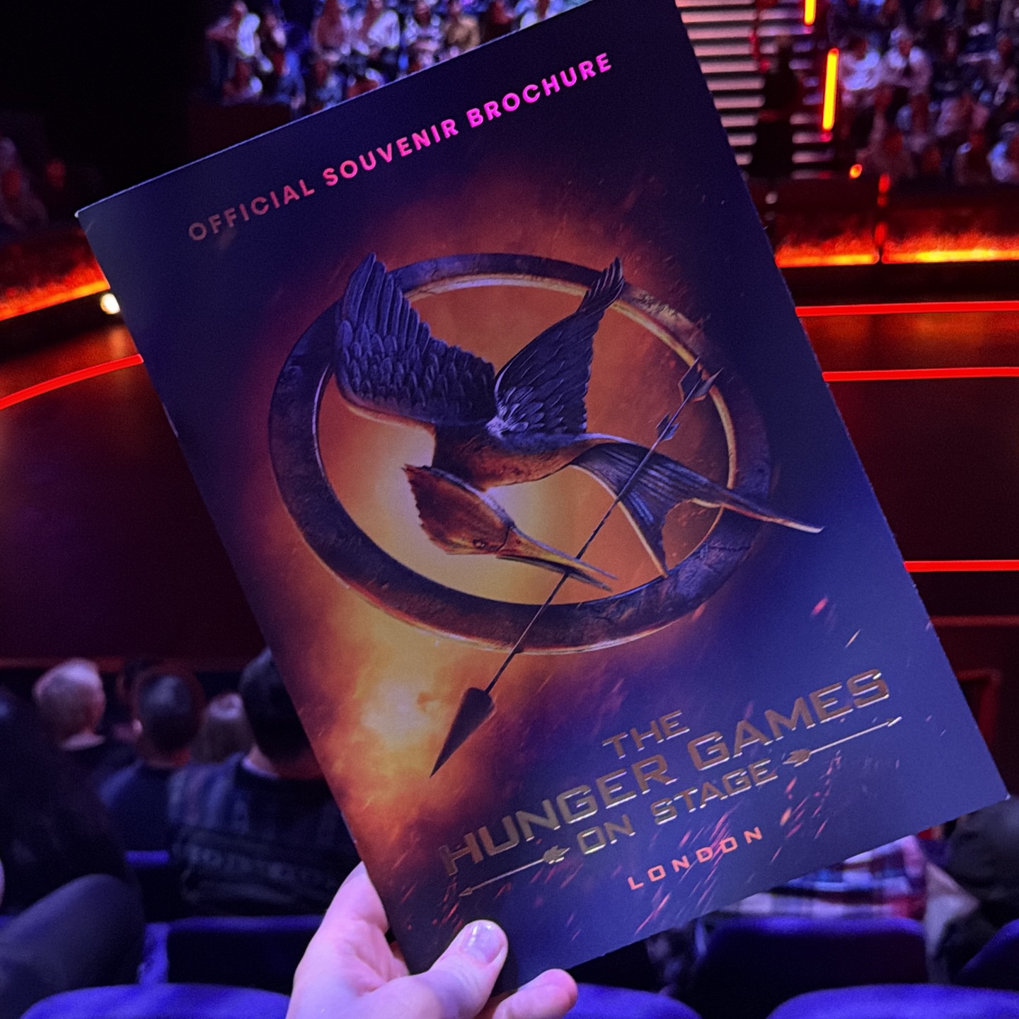 Tonight’s show is @thehungergamesonstage Have you seen it? What did you think?