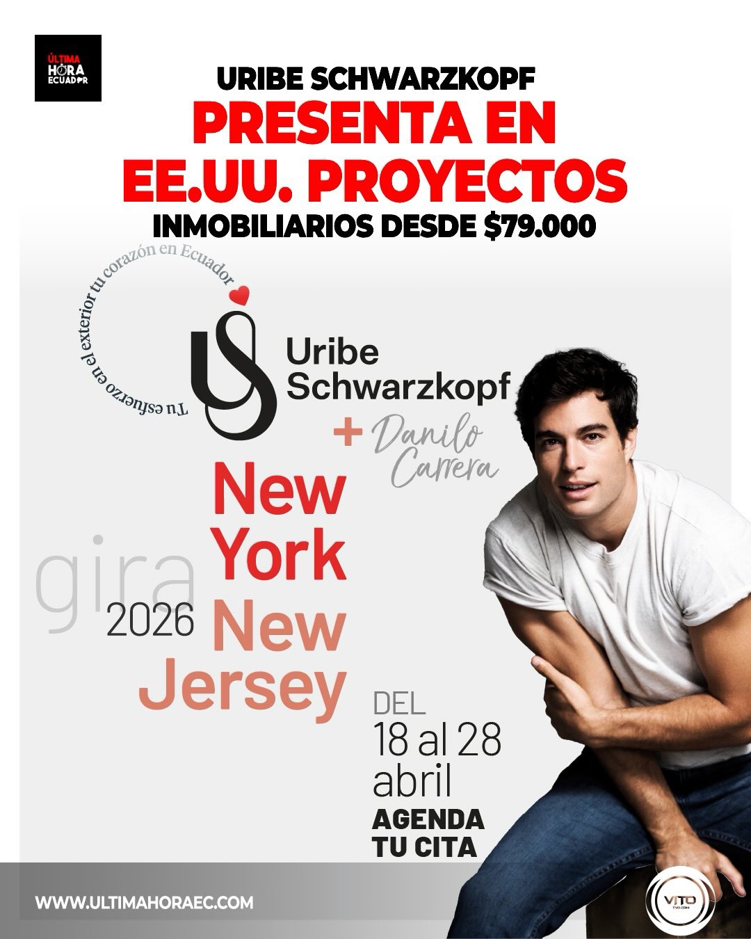 #internacional | Desde el 18 al 28 de abril, ecuatorianos...