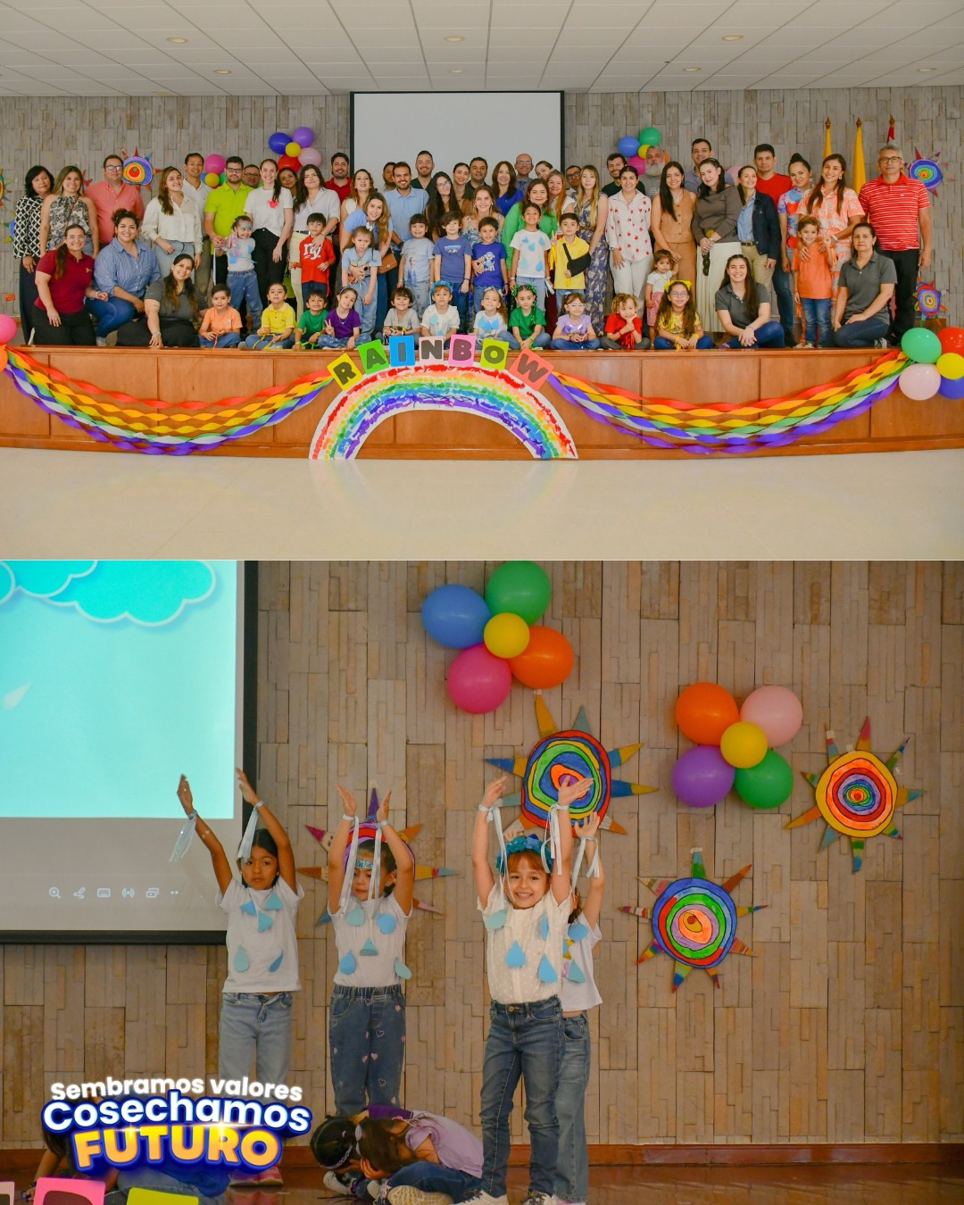 ✨🌈 En la sede Conucos, nuestros claverianitos de Transición A y B cerraron su proyecto con una pregunta que despierta el asombro: ¿por qué aparece el arcoíris en el cielo?
A través del juego, la experimentación y la exploración, descubrieron cómo la ciencia vive en cada color, fortaleciendo su pensamiento, su forma de comunicarse y su conexión con el mundo que los rodea.
Este camino no solo ilumina el aprendizaje, también forma niños sensibles, curiosos y comprometidos con el cuidado del ambiente.
Gracias a las familias que hicieron parte de esta experiencia, acompañando cada descubrimiento y celebrando los logros de sus hijos. Porque cuando la curiosidad guía, el aprendizaje trasciende 🌟
