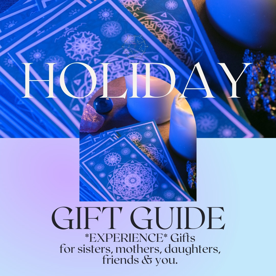 Gifts 🎁🎁 that offer both fun and purpose for the wise, witchy women in our lives.
This year we have three new, both pleasurable and practical gift options✨!
Looking for a low eco-footprint, personal growth experience type of gift? 🤔 We have you covered there too💗
Not to mention supporting a woman owned business💗🦋
Xo,
M
**LINK IN BIO
#HolidayGifts
#experiencegifts
#HolidaySeason
#giftsforher
#ecofriendly