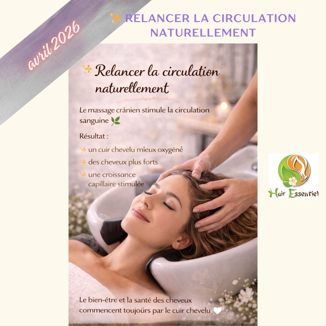 ✨ Relancer la circulation naturellement Le massage crânien stimule la circulation sanguine
🌿 Résultat :
✨ un cuir chevelu mieux oxygéné
✨ des cheveux plus forts
✨ une croissance capillaire stimulée Le bien-être et la santé des cheveux commencent toujours par le cuir chevelu 🤍 #Circulation #CheveuxPlusForts #MassageCrânien #HairSpa #HairEssentiel