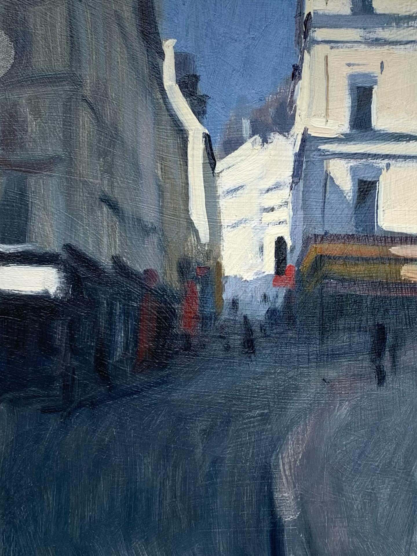The buildings have got tired up on the hill and many are leaning over.
Montmarte
#montmarte #pleinair #pleinairpainting #parish