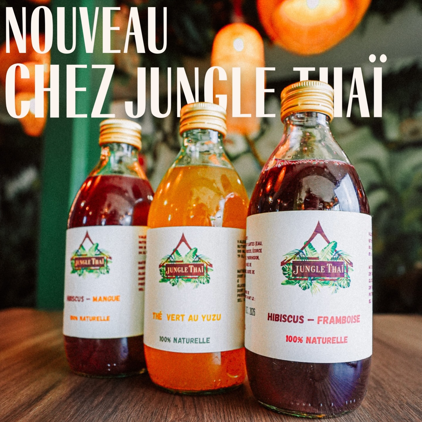 🌿✨ Nouveauté chez JungleThai ✨🌿
Envie de fraîcheur et d’originalité ? Venez découvrir nos boissons faites maison, préparées avec soin pour éveiller vos papilles 🍹
🥤 Thé vert au yuzu — frais et délicatement acidulé
🍓 Hibiscus framboise — fruité et rafraîchissant
🥭 Hibiscus mangue — doux et exotique
À déguster sur place ou à emporter… parfait pour accompagner vos plats préférés 😋
On vous attend chez JungleThai 🌴
#junglethai #maisonsalfort