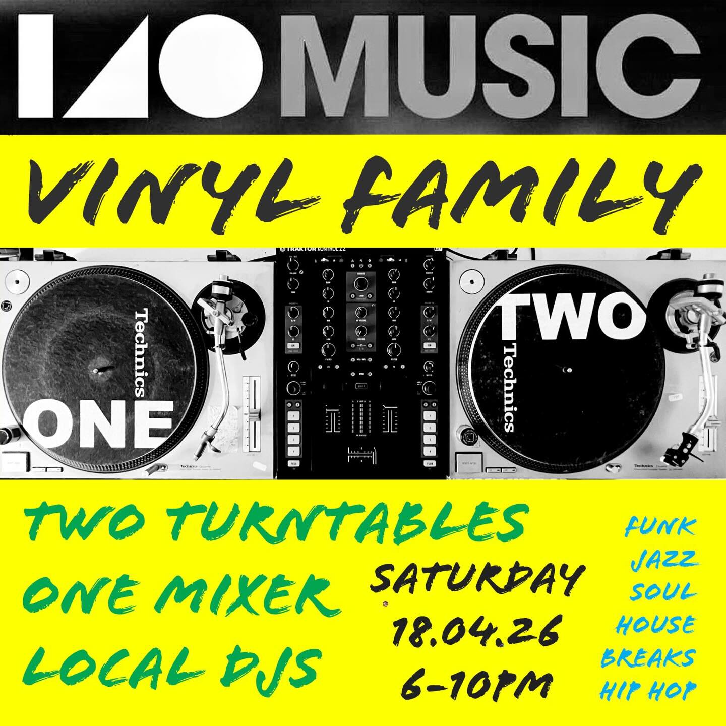 Join us this Saturday 18th April for a special Record store Day Vinyl Family DJ’s! 🙌 🎧 🎉🇮🇹🎵
Come down and join local DJs who will playing their vinyl selection of funk, soul, house, and hip hop. Bringing a family party vibe to the Oneforty community 🎧🎧🎧
Don’t fancy cooking? @franchiseedsofitaly Milan-style focaccia is loaded with flavour, topped with fresh, simple ingredients, and cooked to perfection on the electric griddle. No wood oven needed — just crisp, golden, seriously tasty focaccia every time🇮🇹😋👉
Everyone welcome. Great music. Great vibes 🖤
📆 Saturday 18th April
⏱️ 6pm-10pm
📍oneforty - 140 Vaughan Road, HA1 4EB
🇮🇹 delicious Milan style focaccia from @franchiseedsofitaly
✅ Free event
🍻🥂🍷 Bar open
#westharrow #vinylnight #community