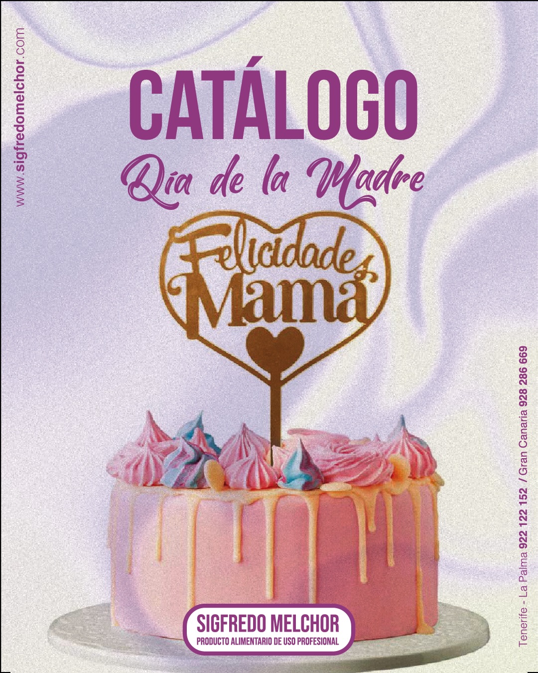 💜✨ Día de la Madre 2025 ✨💜
En Sigfredo Melchor ya tenemos listo nuestro Catálogo especial de decoraciones para pastelería 🍰💖
Descubre ideas irresistibles para tus creaciones:
🎂 Cake toppers
🍫 Decoraciones de chocolate
🍬 Azúcar y obleas
✨ Crispearls y sprinkles metalizados
Todo lo que necesitas para sorprender en una campaña tan especial 💐
📥 Descarga ya el catálogo completo en PDF desde nuestra web
🌐 www.sigfredomelchor.com
Haz que cada dulce cuente una historia… y celebre a mamá como se merece 💕
#DíaDeLaMadre #PasteleríaCreativa #ReposteríaProfesional #CakeDesign #SigfredoMelchor DecoraciónPastelería IdeasDulces
