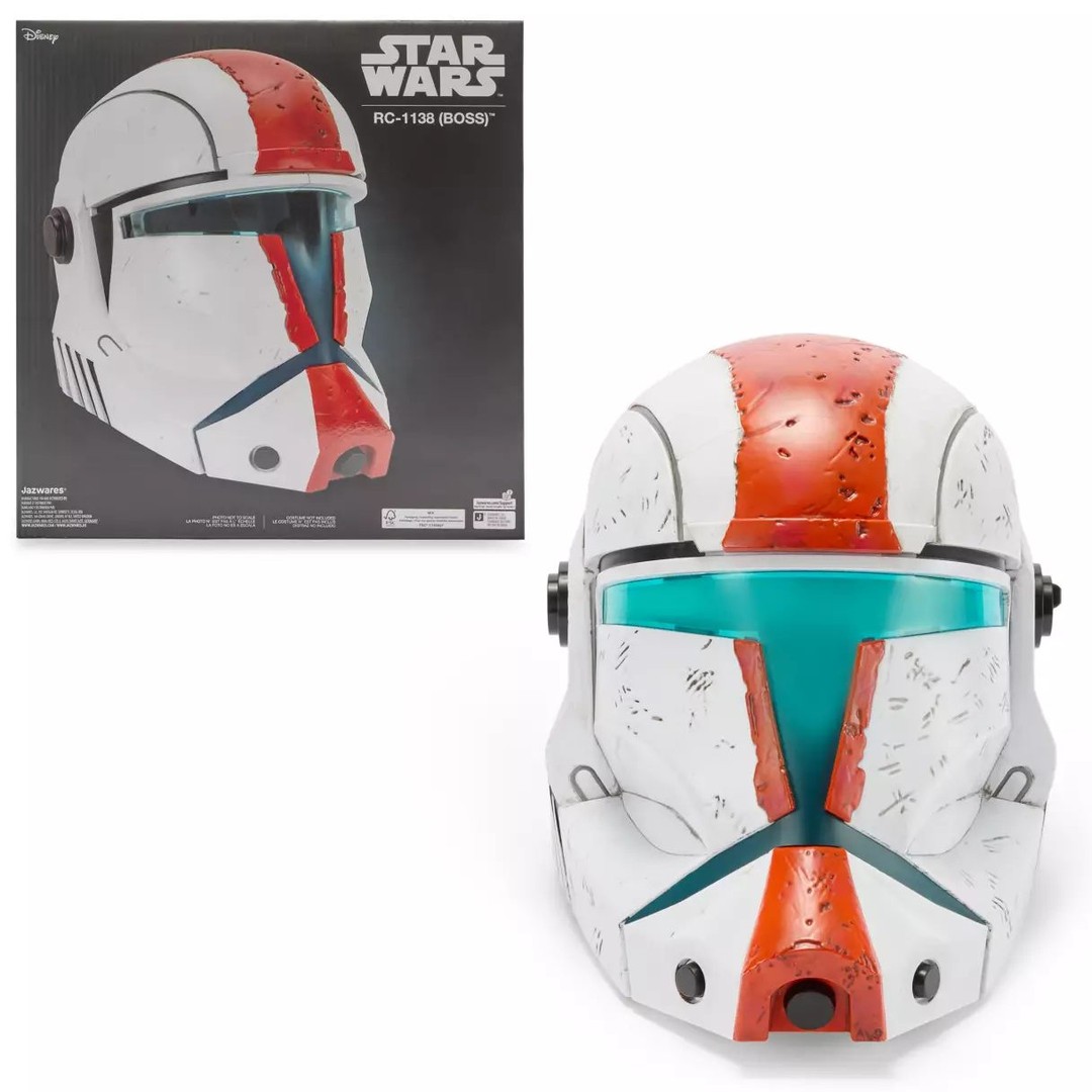 NOW AVAILABLE: New RC-1138 "Boss" Deluxe Helmet for Adults – Star Wars
(ORDER LINK IN BIO/BELOW!)
#StarWars #CloneWars #Boss #CollectorsItem #StarWarsCosplay
https://www.disneystore.com/rc-1138-boss-deluxe-helmet-for-adults-star-wars-191726490906.html?id=VI-212172264