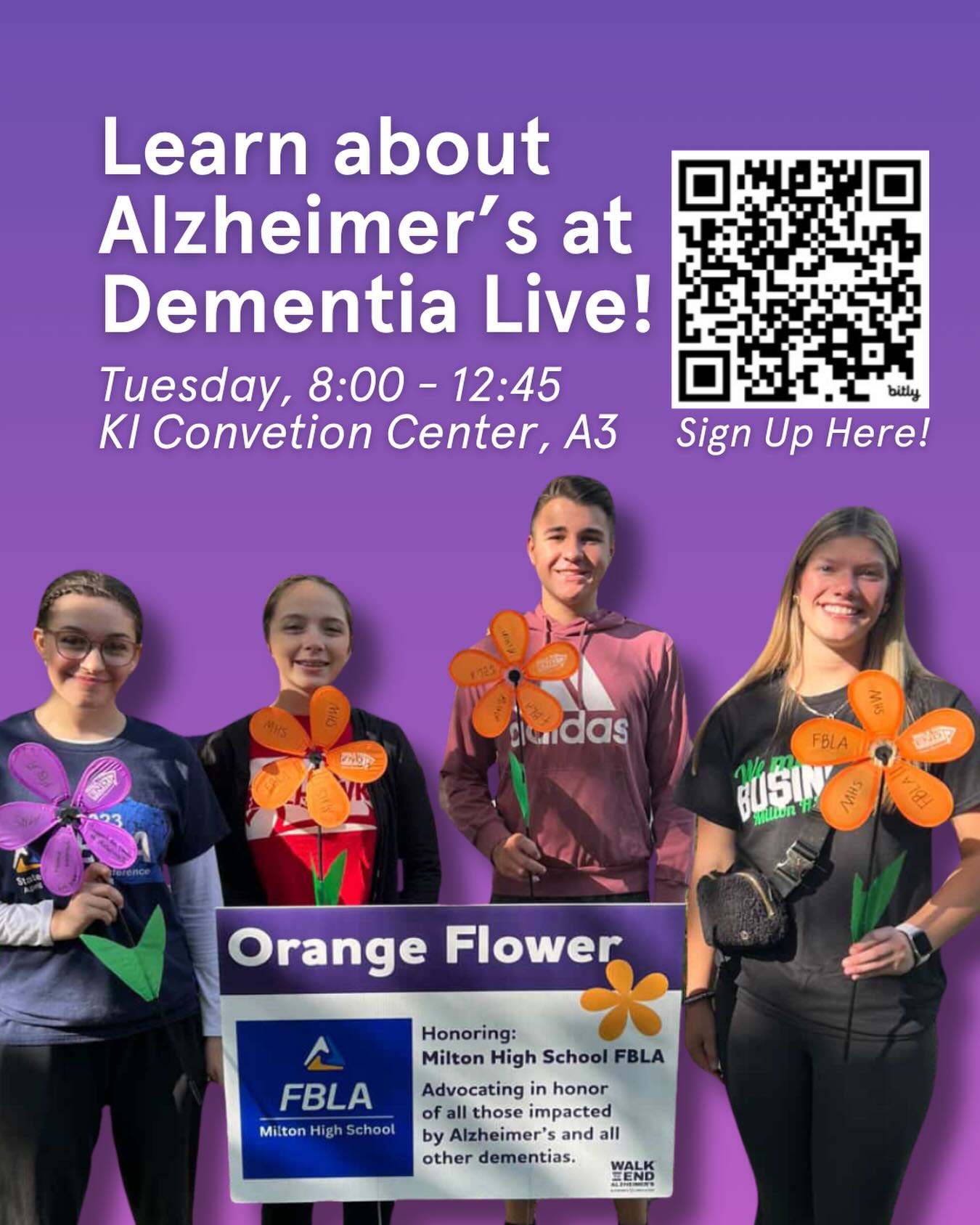 Dementia Live is a high impact, dementia simulation experience that immerses participants into life with dementia, resulting in a deeper understanding of what it’s like to live with cognitive impairment and sensory change. Please confirm your availability based on your SLC schedule and sign up online in advance for this 45-minute experience. While this experience is safe and safety precautions are in place, this is standard procedure for Dementia Live.
https://www.signupgenius.com/go/20F054DABA72FA5F58-55731978-dementia