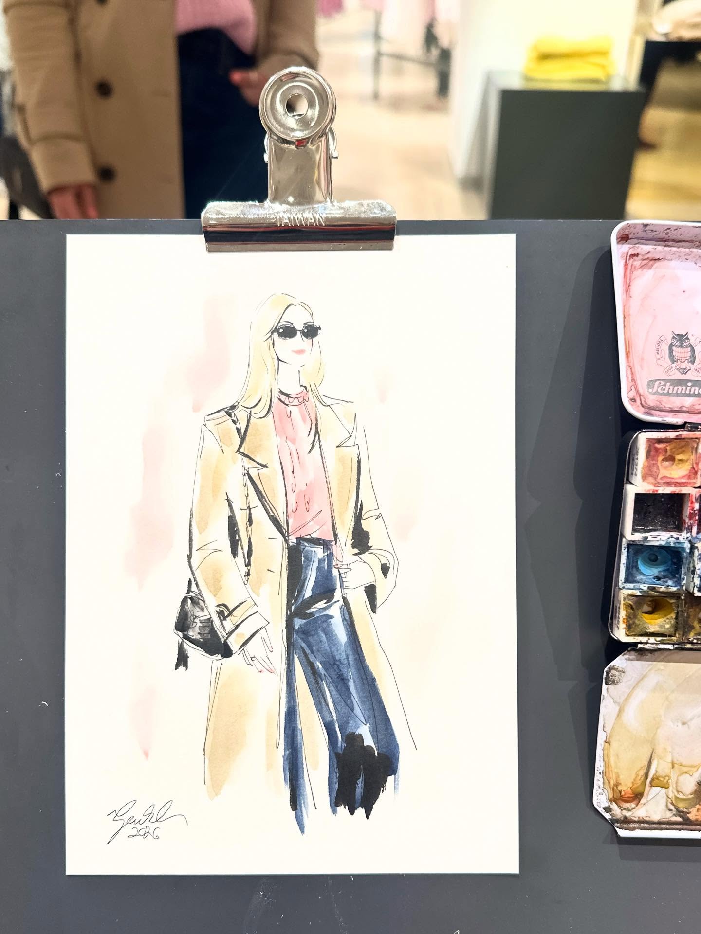 Live fashion illustration @breuninger