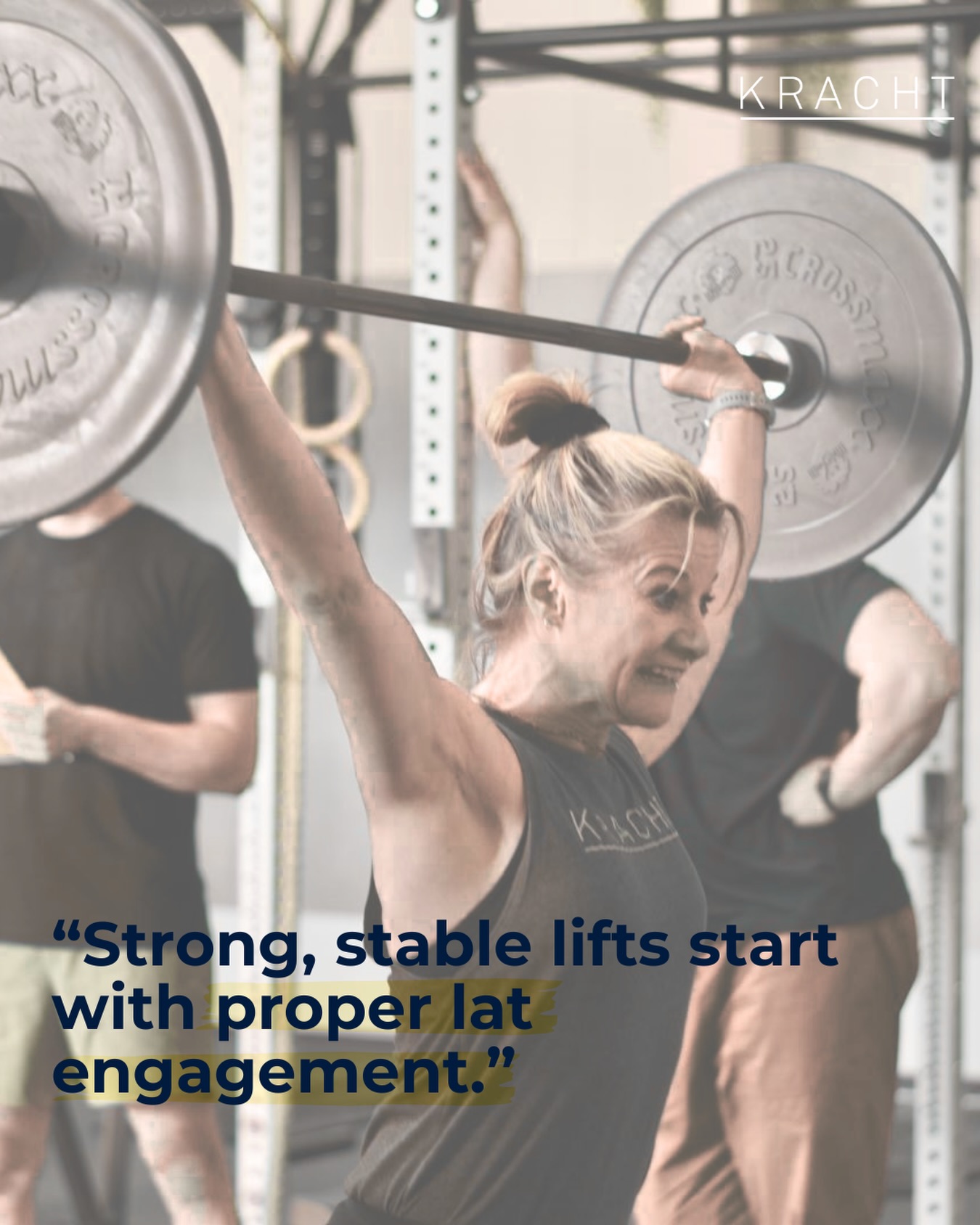 Need more upper body stability in your lifts?
“A strong and stable upper body starts with proper lat engagement. Without it, you’ll lose control and efficiency in your lifts.
Focus on pulling your shoulder blades back and down, and think about “breaking the bar” to fully activate your lats. This creates a solid foundation and helps you move more weight with better control.
Lock in your position first, then go heavier.” @philipsenjos Coach Tip of the Day
💬 Do you actively think about engaging your lats during lifts?
—
💡 Coach Tip of the Day
Every Monday we share training tips from our coaches to help you train smarter and get more out of your workouts.
#krachtamsterdam #krachtcommunity #trainingtips #strengthtraining #fitnessamsterdam