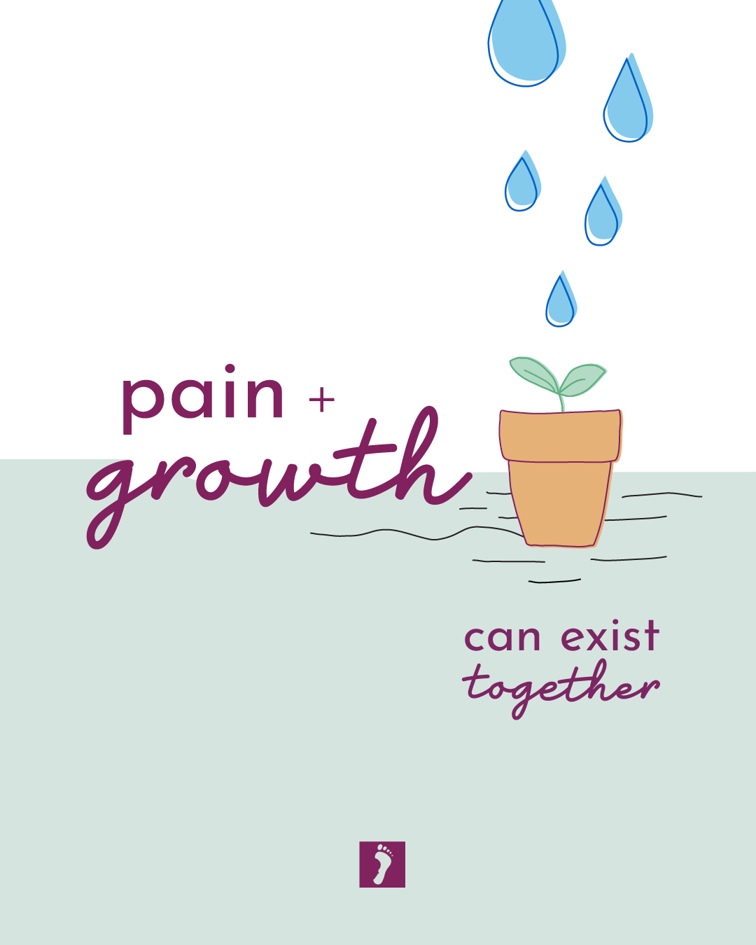It might not feel like you’re growing into a new normal, but no matter how slow it feels, growth and change is always happening. xxx