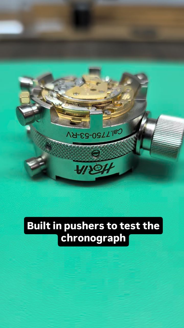 Shout out to @horia.sa.mecanique for making hands down the best movement holder for 7750 movements. I can't imagine servicing a 7750 without mine now!
What's a tool you can't live without on the bench?
#watchmaker #watchrepair #eta #valjoux #7750