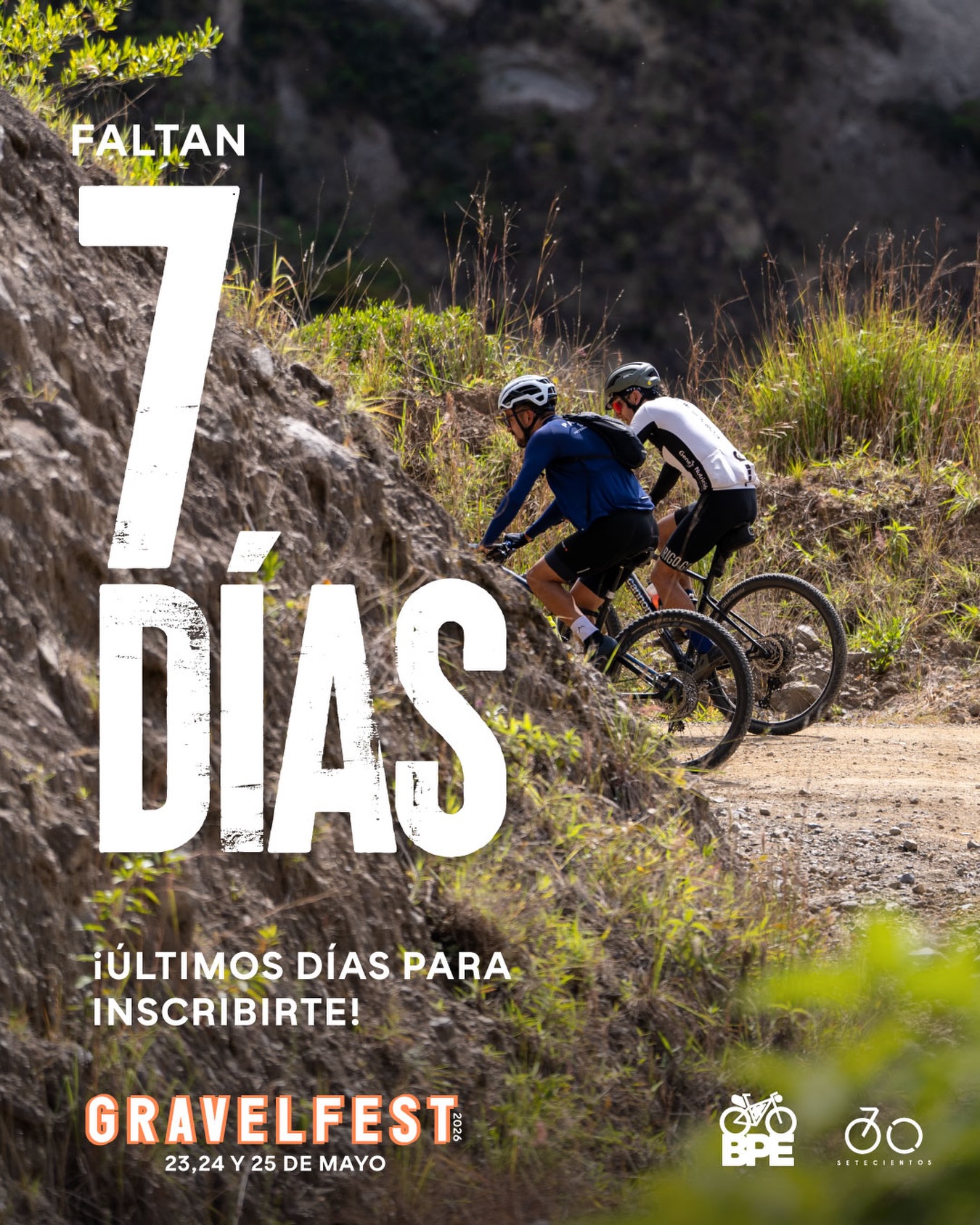 Entramos en la recta final: 7 días para vivir el Gravel fest en la montaña. 🚵♂️
No dejes pasar más tiempo y asegura tu espacio hoy mismo.
Asegura tu cupo en meet2go.com o bikepackingecuador.com
¡Nos vemos en nada!
Gracias a nuestros aliados por hacer esto realidad:
@pendientemedia
@specializedec
@castelli_ecuador
@azuliarandanos
@skratchlabs.ec
@toscana.alimentos
@cotopaxibikepark
@carnicoslacomarca
@elhornero_ec
@keif_informativo
@skinco_ec