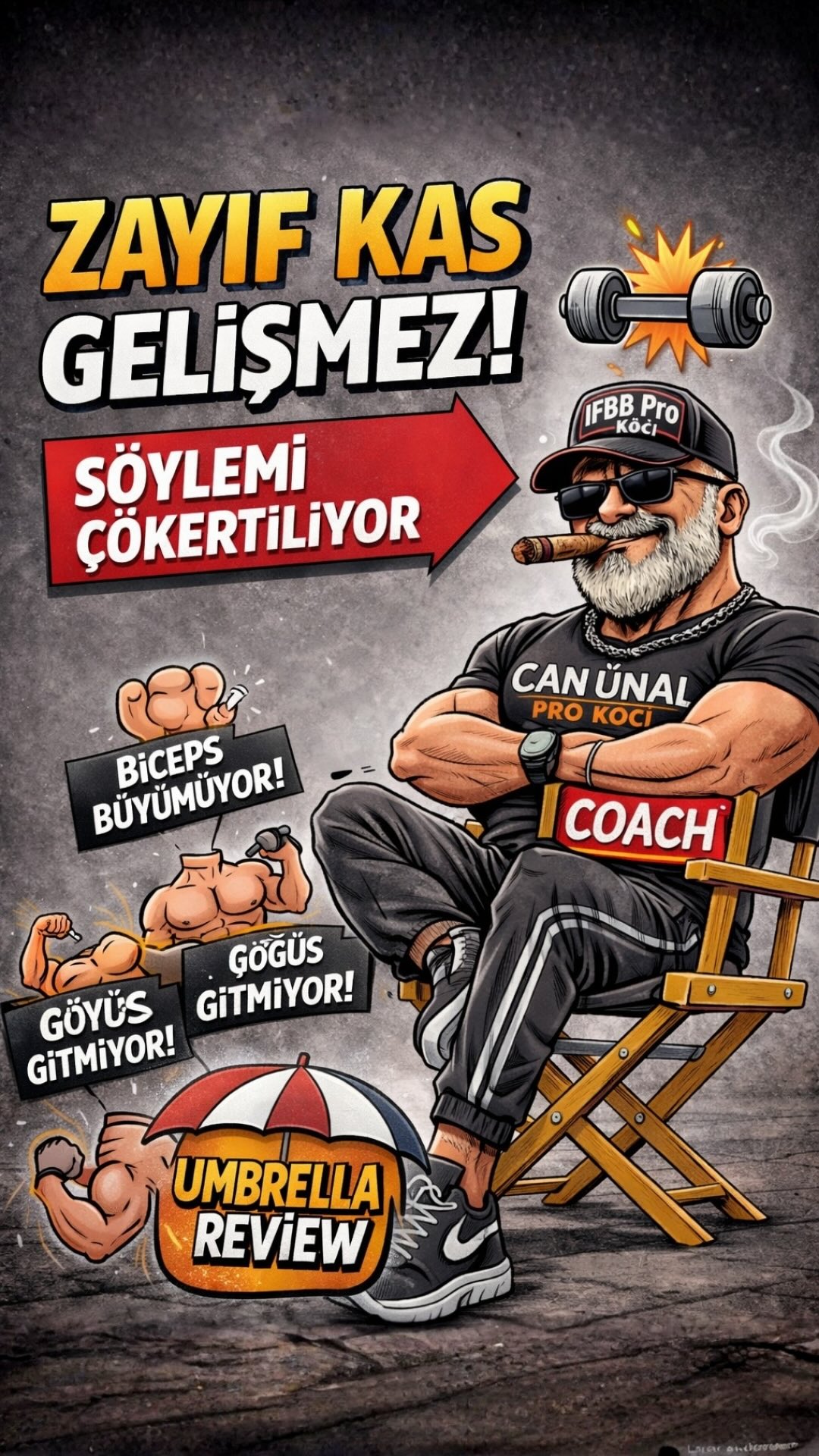 “Zayıf kas gelişmez” söylemi…
bilimsel değil, pratikte de sizi yıllarca geriye atan bir yanılgıdır.
Gerçek şu:
Kas gelişimi lokaldir.
Ama kasın şekli genetik sınırlar içindedir.
Yani biceps’in büyüyebilir… ama peak yapmayabilir.
Göğsün gelişebilir… ama iç doluluğu sınırlı olabilir.
Bacakların büyüyebilir… ama sweep herkeste aynı çıkmaz.
Bu noktada yapılması gereken şey…
“gelişmiyor” demek değil.
Doğru analiz yapmak.
Çünkü problem çoğu zaman kas değil:
• yanlış egzersiz seçimi
• yetersiz mekanik gerilim
• zayıf sinir-kas bağlantısı
• ve en önemlisi… adaptasyona uğramış, değişmeyen rutinler
Profesyonel seviyede bile sporcuların geri kalan bölgeleri olur.
Ve bu yüzden en üst düzeyde bile sporcular:
Sadece antrenörle değil, mentor sistemiyle çalışır.
Çünkü dış göz…
senin göremediğin hatayı görür.
Unutma:
Kilo almak eksikleri kapatmaz.
Sadece üstünü örter.
Sahneye çıktığında ise…
o örtü kalkar.
Ve kazanan her zaman:
En büyük olan değil, en dengeli olan olur.
BİLİMSEL DAYANAKLAR (Umbrella Review & Sistematik Derleme)
• Schoenfeld BJ (2010, 2016) – Direnç antrenmanında hipertrofi mekanizmaları (mekanik gerilim, metabolik stres, kas hasarı)
• Mechanical Tension’ın hipertrofide ana belirleyici olduğu vurgulanır
• Schoenfeld et al. (2017) – Training Volume ile kas gelişimi arasında doz-cevap ilişkisi (meta-analiz)
• Grgic et al. (2018, 2021 umbrella review) – Set sayısı, frekans ve yük parametrelerinin hipertrofi üzerindeki etkileri
• Morton et al. (2019) – Protein alımı ve direnç antrenmanı ile Muscle Hypertrophy ilişkisi (sistematik derleme)
• Calatayud et al. (2016) – Mind-Muscle Connection’ın kas aktivasyonu üzerindeki etkisi
İLETİŞİM
IFBB PRO COACH CAN ÜNAL
www.ifbbprocoach.com
Instagram: @vucut.hocasi
YouTube: vucut_hocasi
Mail: canunal@ifbbprocoach.com
#kasgelisimi #hypertrophy #ifbbprocoach #vucuthocasi #vucutgelistirme