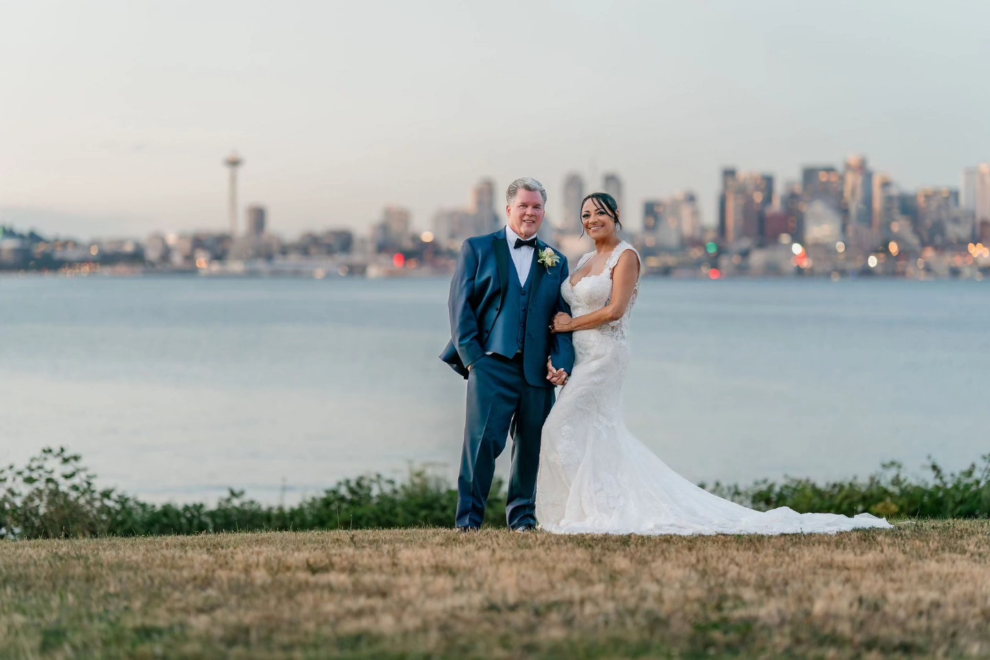 Congratulations to the happy couple! So much love, laughter, and the prettiest post sunset portraits!