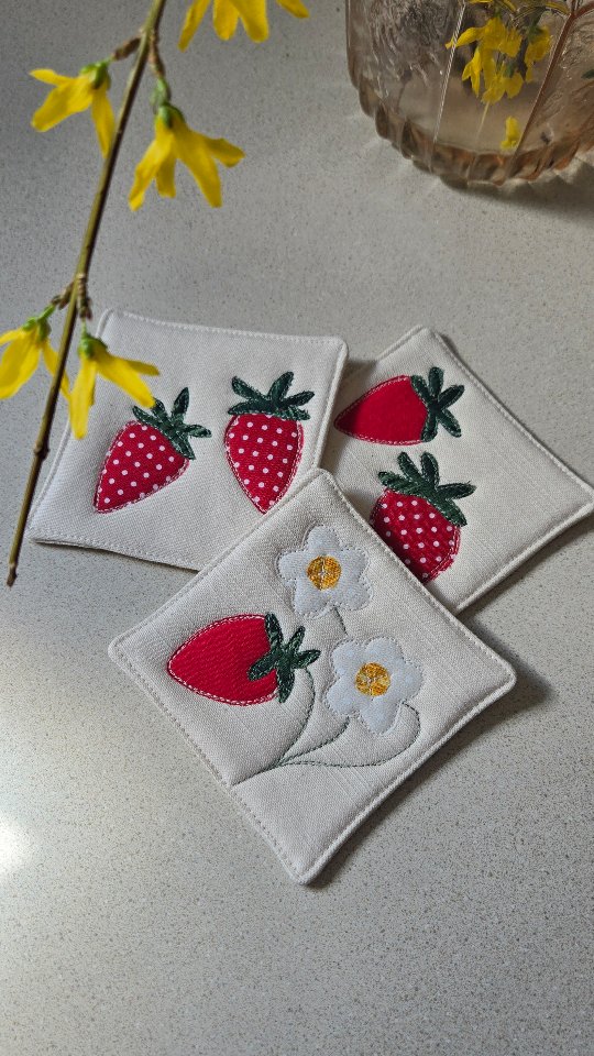 New coasters! #springvibes🌸 #handmadenovascotia #grannycore #madeincanada🇨🇦