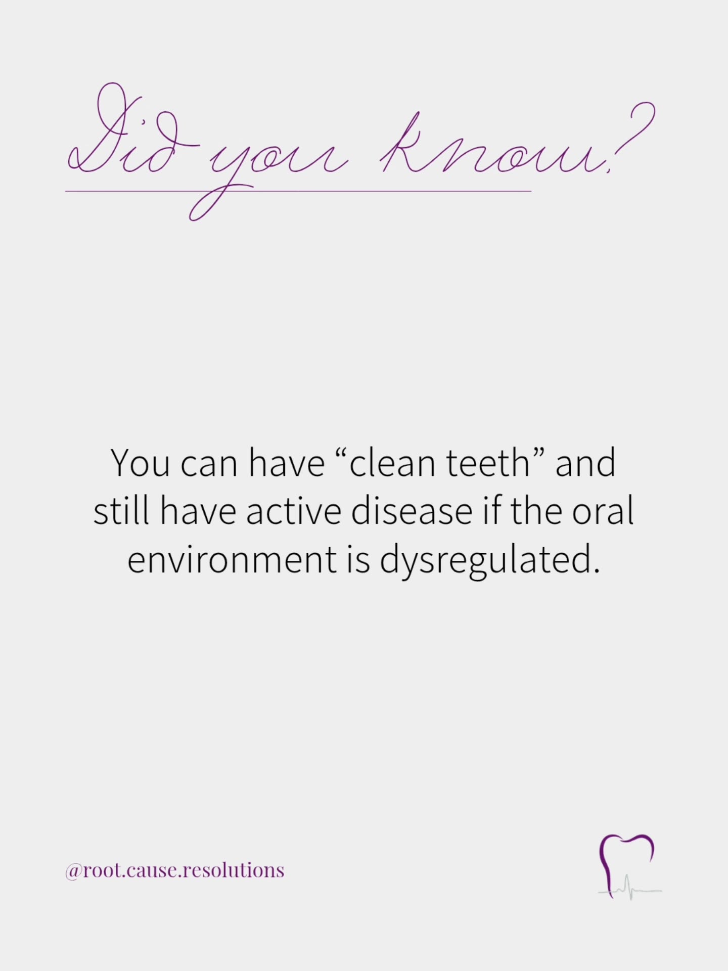 Clean doesn’t always mean healthy.
You can have spotless teeth, minimal plaque, and still be living in a dysregulated oral environment.
Oral health isn’t just about what you see on the surface.
It’s about function
➡️ Mouth breathing
➡️ Chronic inflammation
➡️ Dry tissues
➡️ Altered pH
➡️ Poor sleep
All of these shift the oral ecosystem, and when that environment is off, disease can still thrive, regardless of how “clean” things look.
🌟 This is where dentistry has to think bigger than just brushing and flossing.
We have to start asking
❓️ Why is the environment imbalanced?
❓️ What’s driving the dysfunction?
❓️ How is airway playing a role?
Clean teeth are important.
But a healthy system is everything.
#airwaydentistry #wholebodyhealth #oralhealth #myofunctionaltherapy #RDH