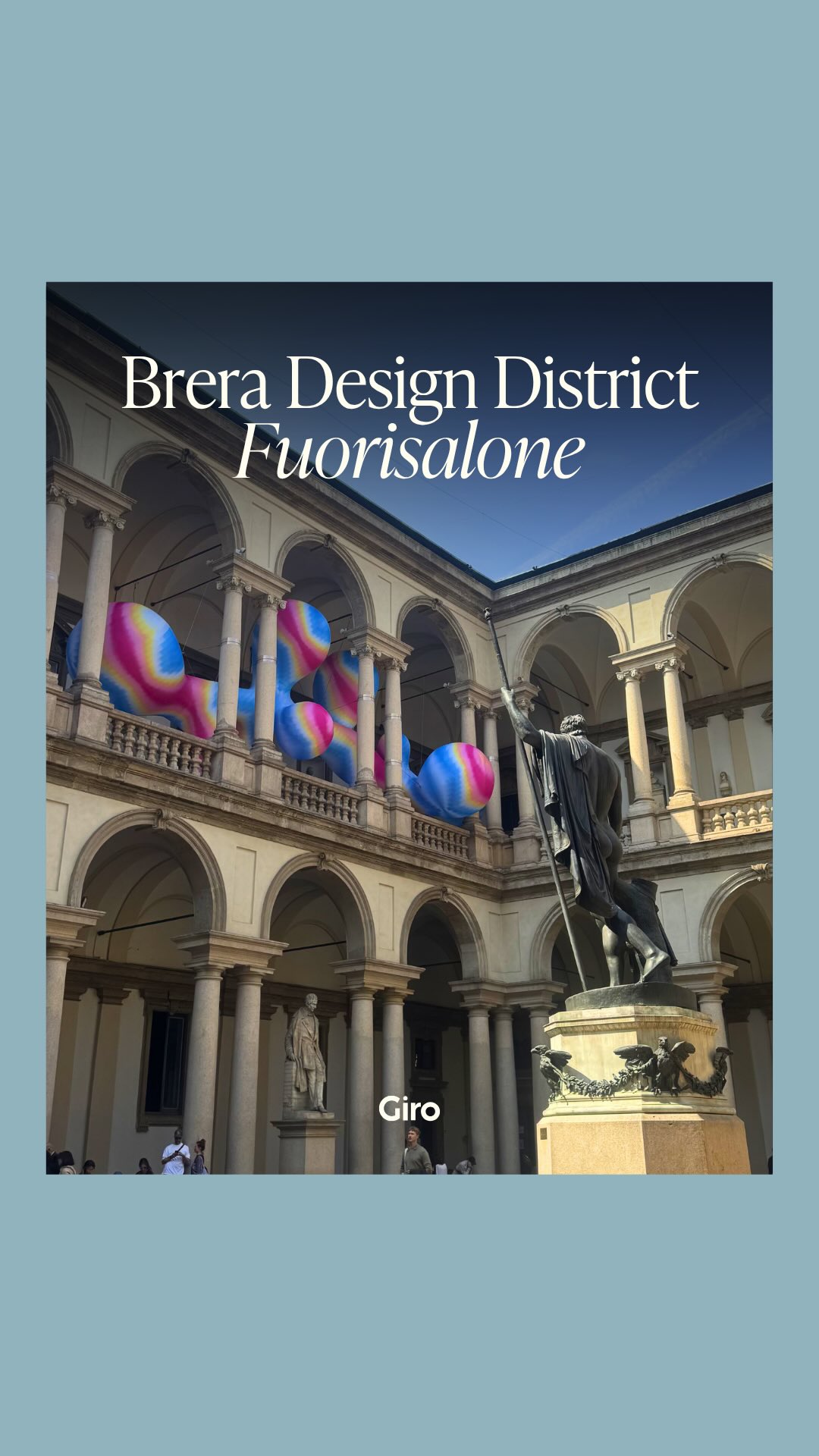 Milan Design Week Dia 1
Destaques do dia:
1. Interni Materiae - Il giardino delle Esperidi
📍 Orto Botanico di Brera - Via Brera, 28
2. When Apricots Blossom - Uzbekistan Art and Culture Development Foundation
📍 Palazzo Citterio - Via Brera, 12
3. Blooming Imperfection – Relationships in Progress
📍 Piazza Gae Aulenti, 12
4. Moncler x 10 Corso Como - Have a Puffy Summer
📍10 Corso Como - Corso Como, 10
5. Door - Il Giardino delle Meraviglie
📍Palazzo Crivelli - Via Pontaccio, 12
6. Pesade
📍Via Madonnia, 17
7. Transformism by Crosby Studios x Clive Christian
📍Museo Bagatti Valsecchi - Via Gesù, 5
8. Refreshing Balloons - Marvis
📍Corso Garibaldi, 50
Fique de olho na Giro para mais novidades da semana!
Milano | 20 - 26 Abril 2026
#milandesignweek #fuorisalone2026 #breradesigndistrict