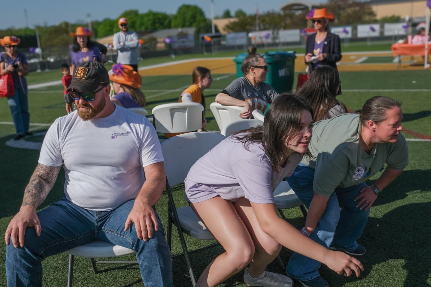 Some folks take Musical Chairs more seriously than others. @alzheimerstennessee
